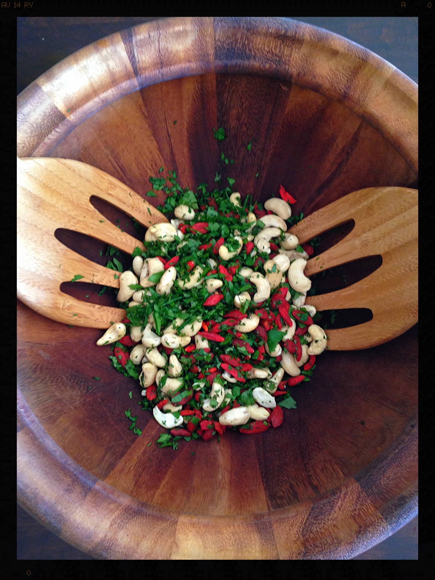 I love the colors in this salad!