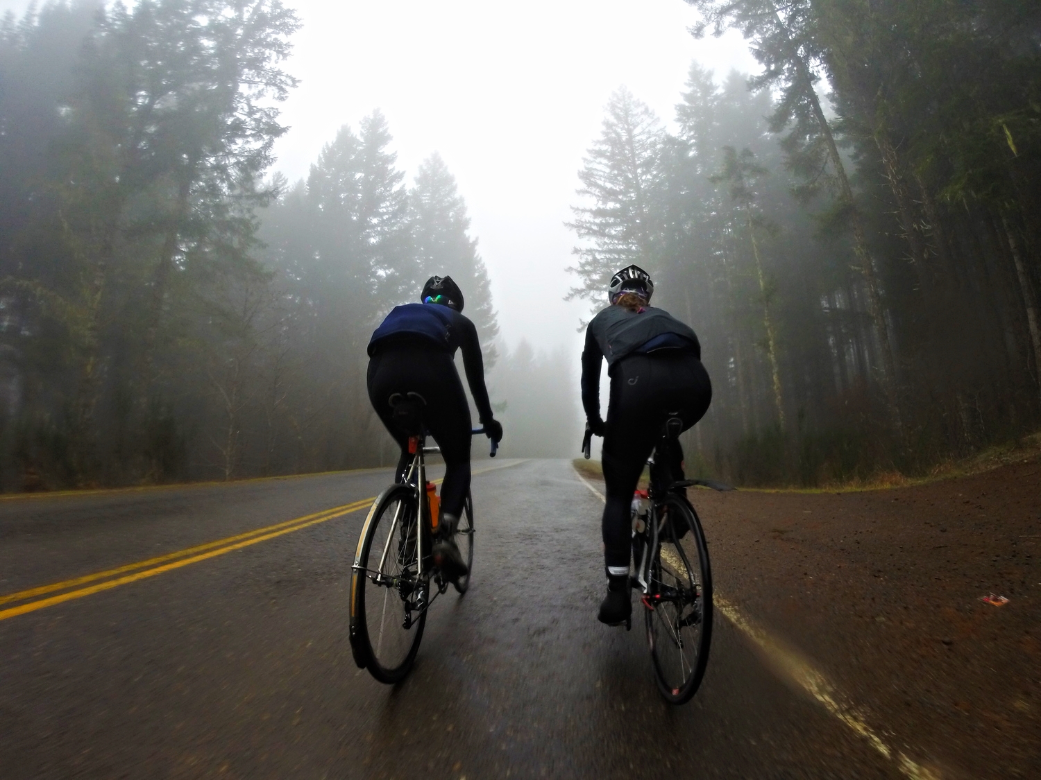 Foggy and misty but beautiful!