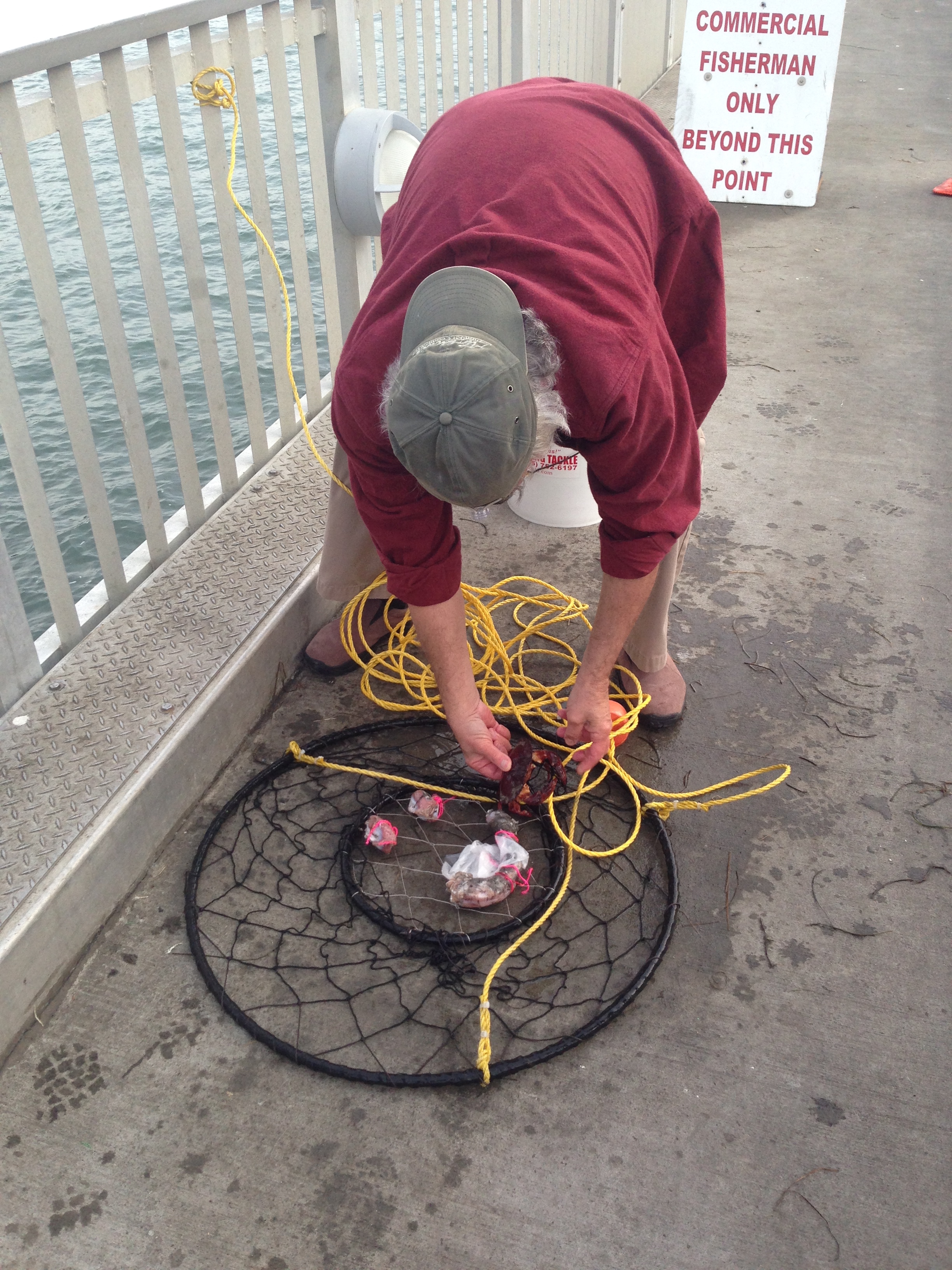 Crab fishing education!