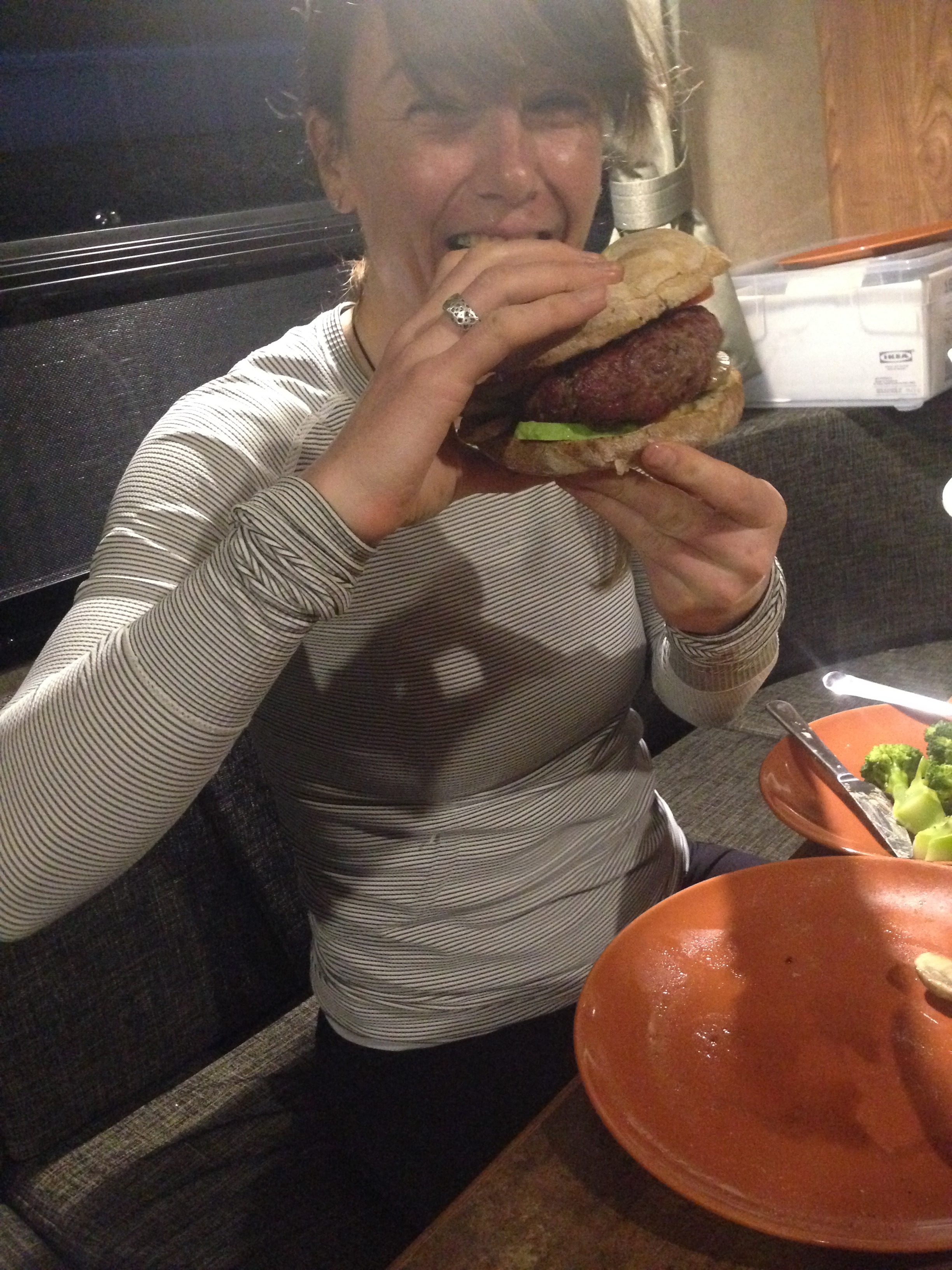 Now That's a burger!!!!