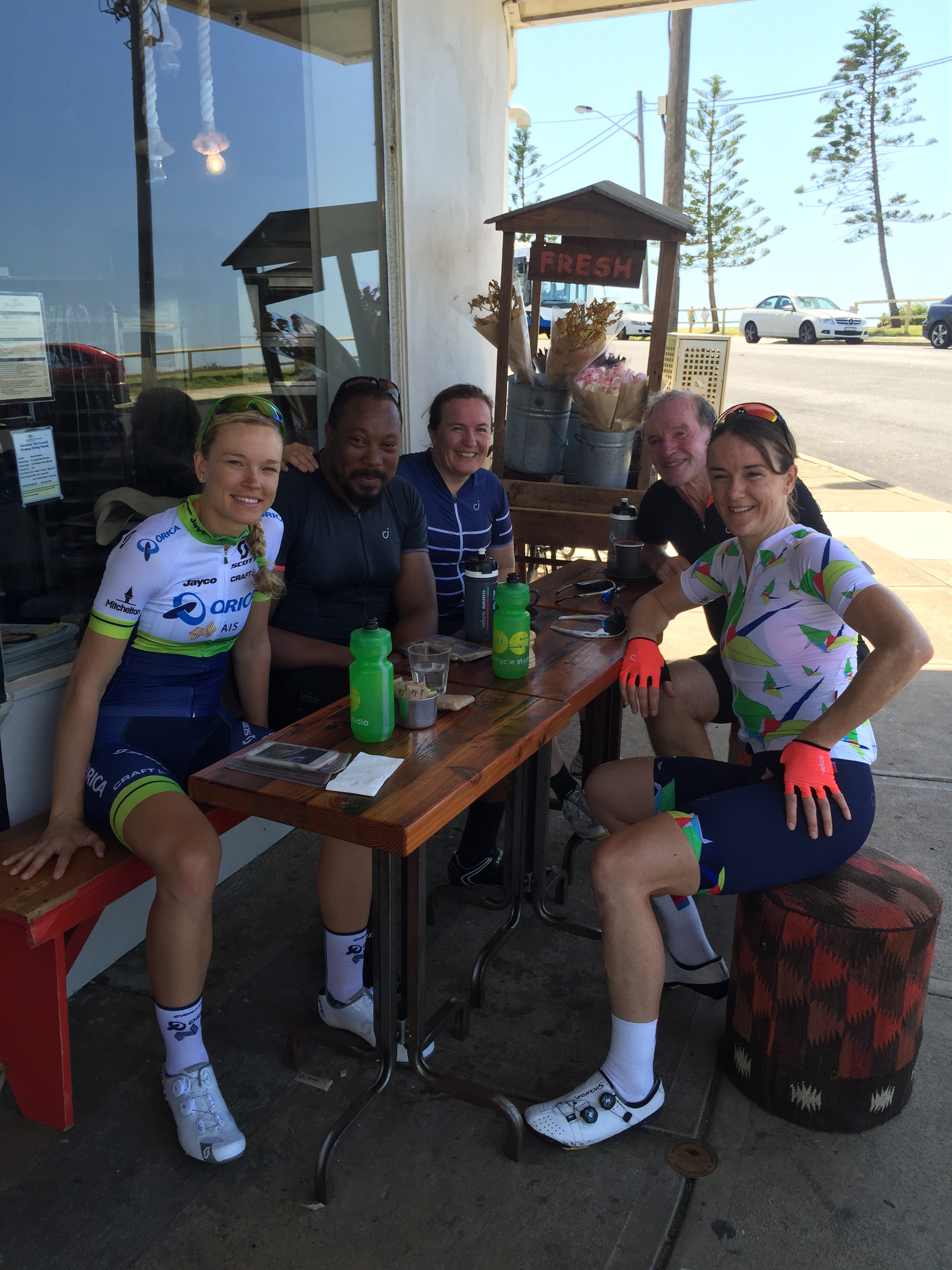 Coffee with some of my favorite people at the Grumpy Baker! Best name ever too!