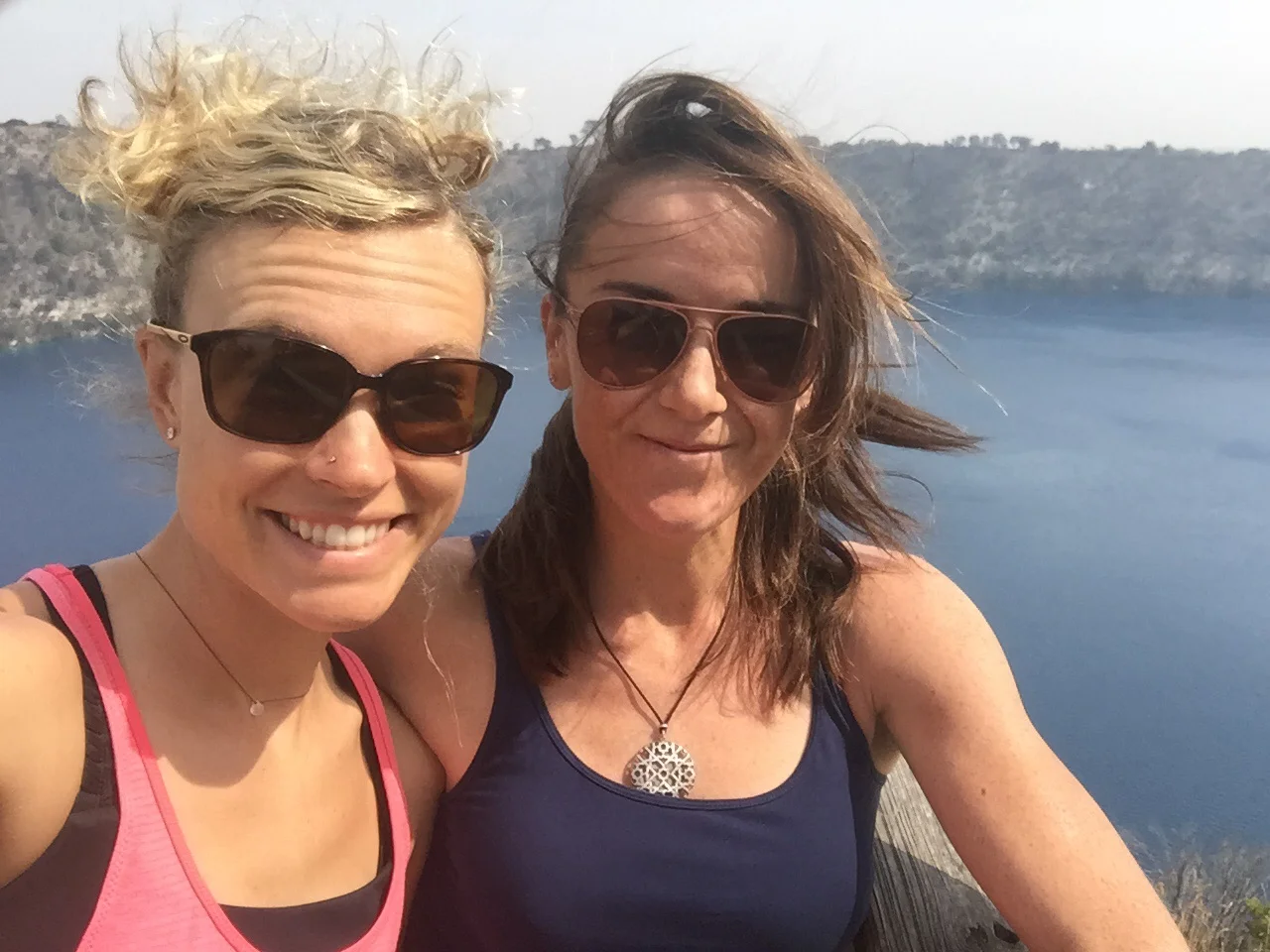 The blue lake!