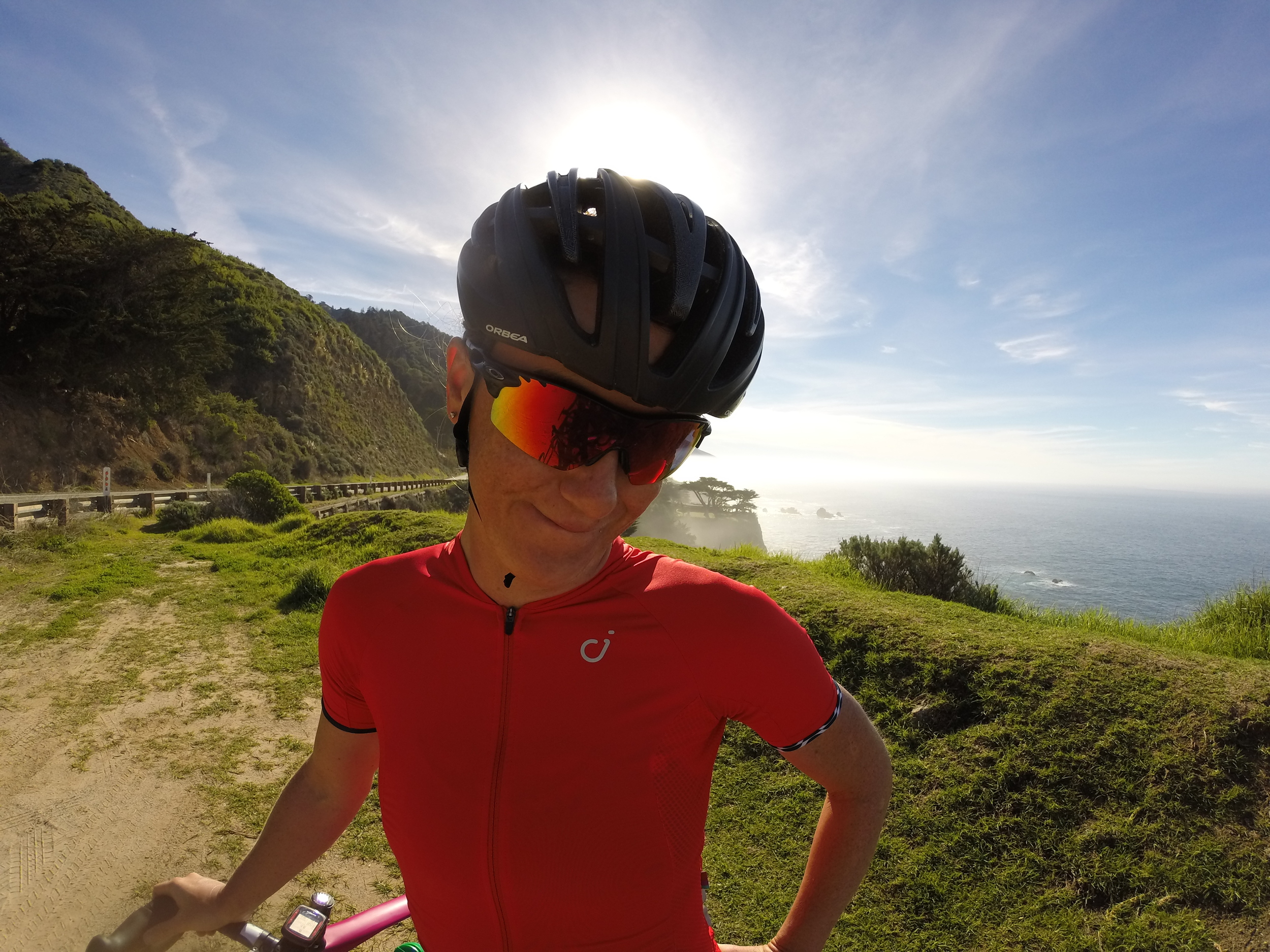 Look at the face, am I lucky or what!? Looking beautiful in the red classic jersey!:)