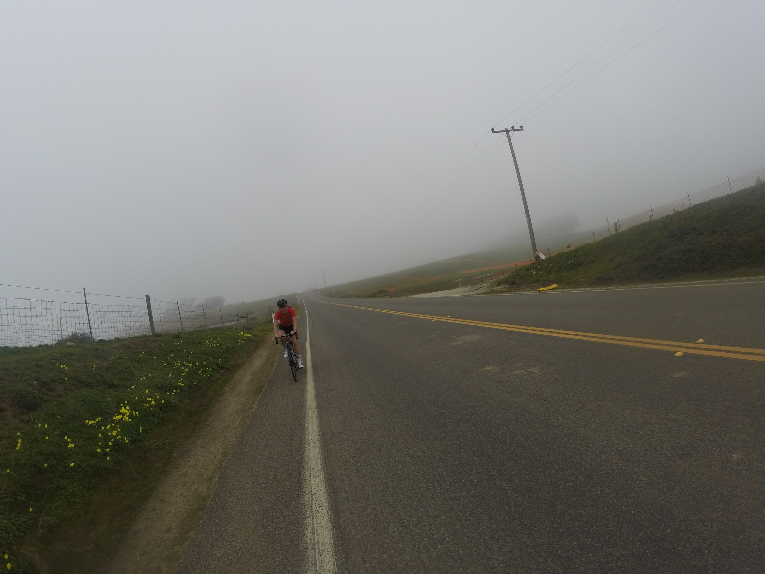 And then the fog hit!
