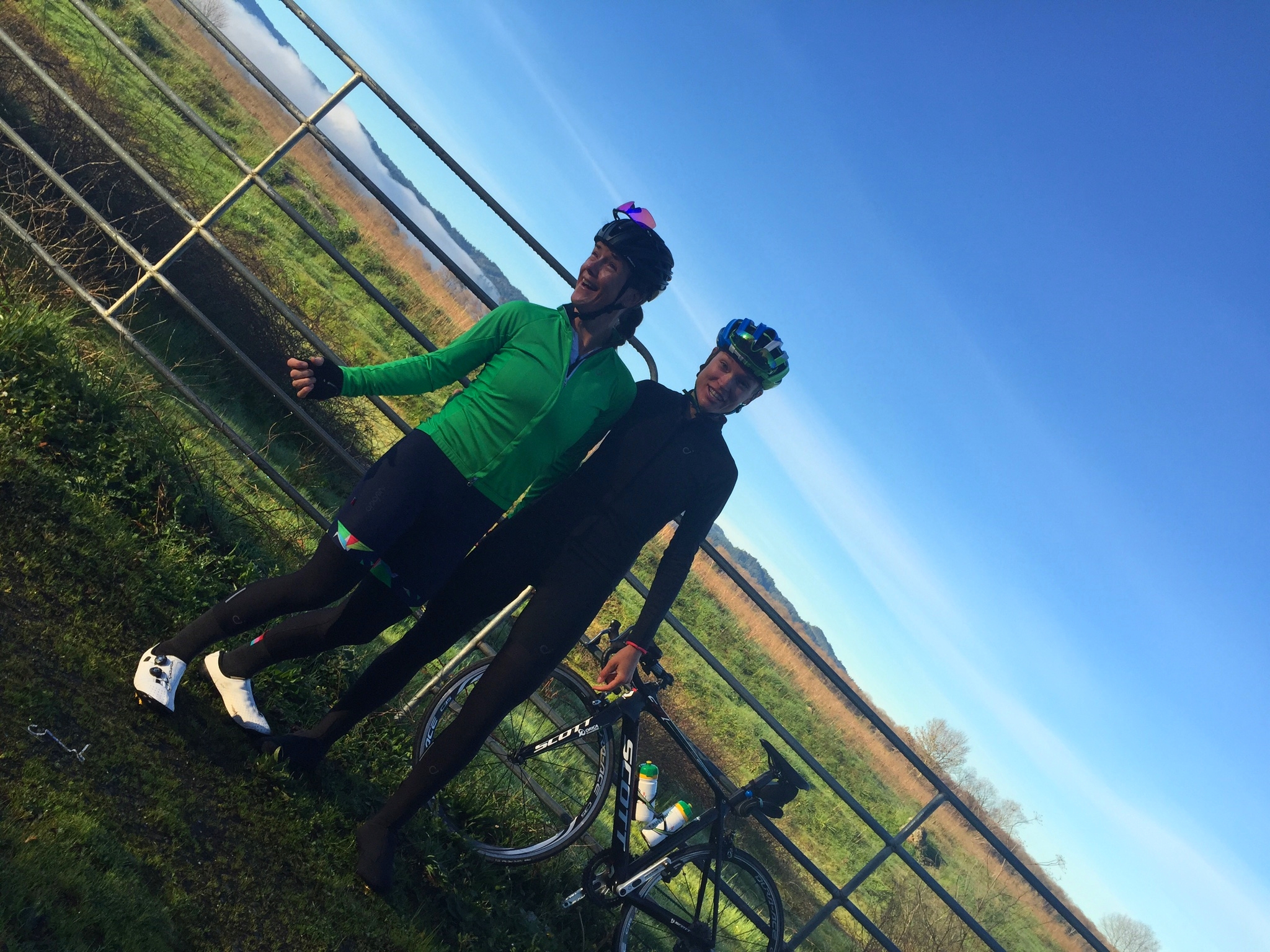 Pre-ride, so excited to start Coast Adventure #4!!
