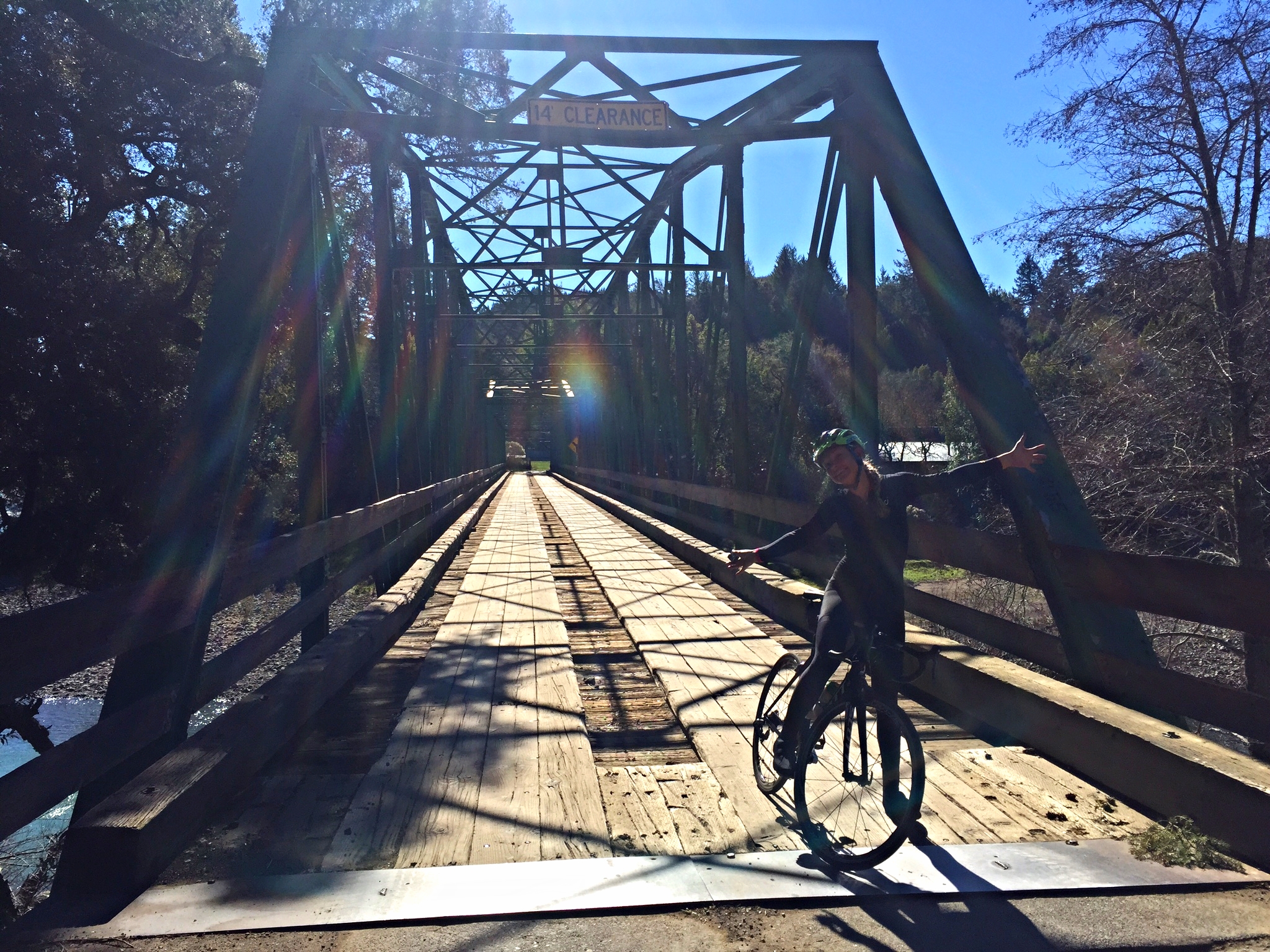 The bridge between Honeydew and the start of the climb over King Range & decent into Humbolt National Park.