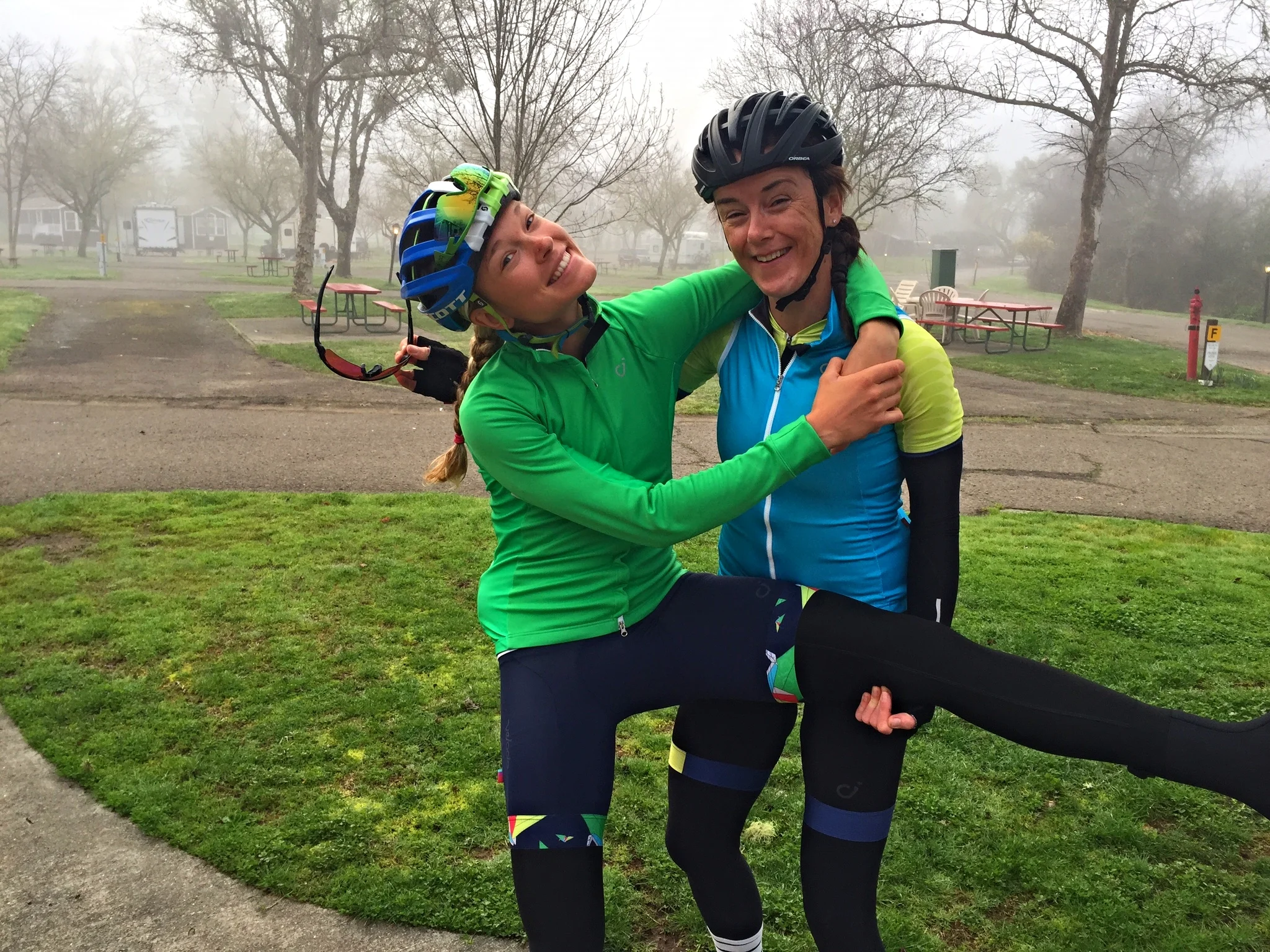 Pre-ride shenanigans! 