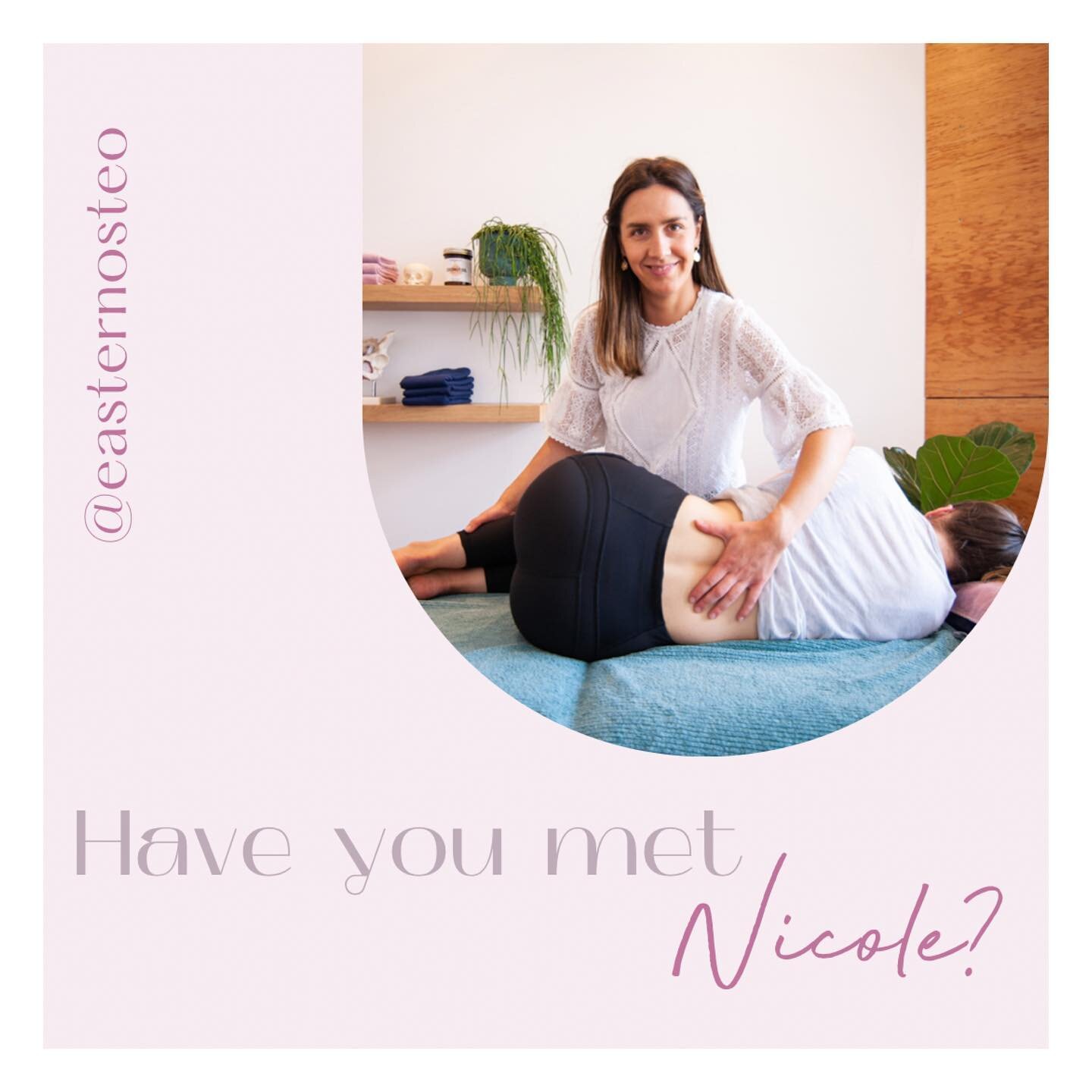 Have you met Nicole? She has recently started her own insta page where she will be sharing lots of information on pregnancy, pelvic health and the treatment of kids. Head over to @bump.to.babe.osteo to see more of Nicole. 
.
I have had the privilege 