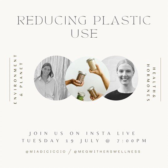 JOIN Mia @miadiciccio and Meg @megwitherswellness two of the osteopaths at eastern osteo TUESDAY JULY 19 as they CHAT ALL THINGS PLASTIC ♻️
&nbsp;
This month, it is plastic free July! We have been doing lots of little things in our everyday to try an