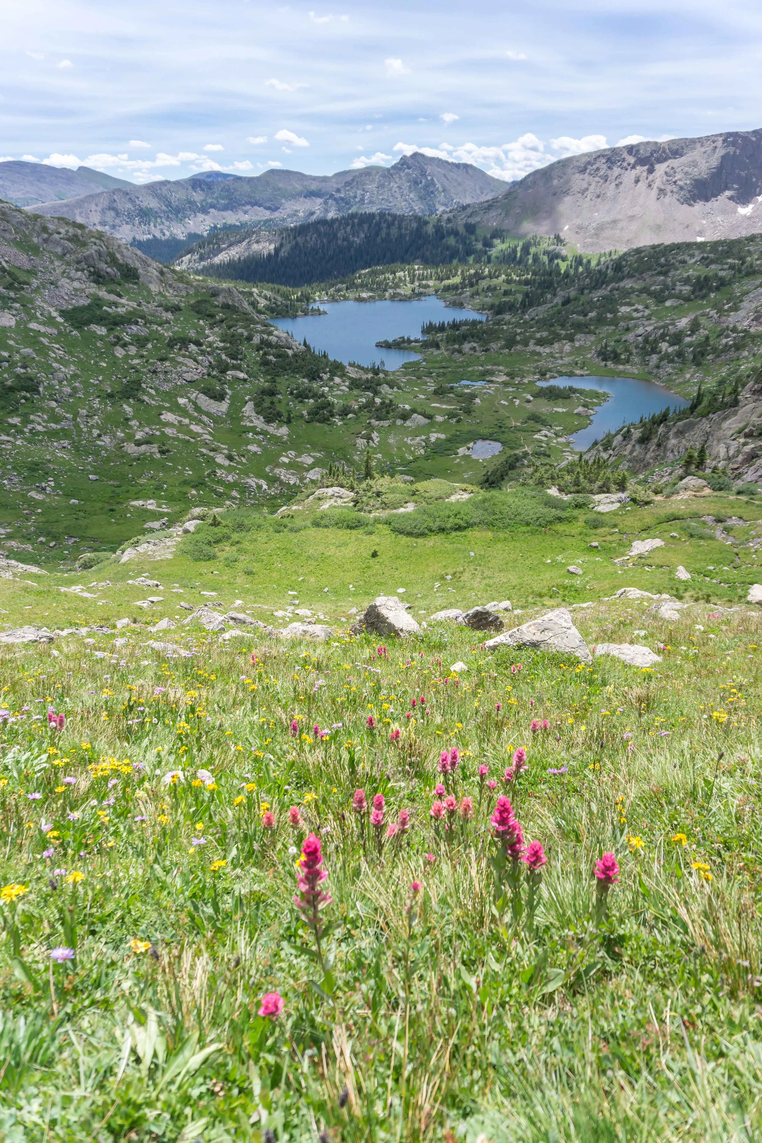 Looking down from Missouri Pass
