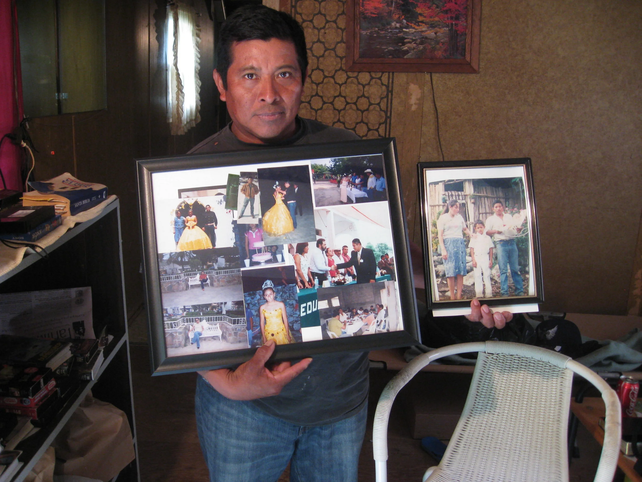 Juan who hasn't seen his family.