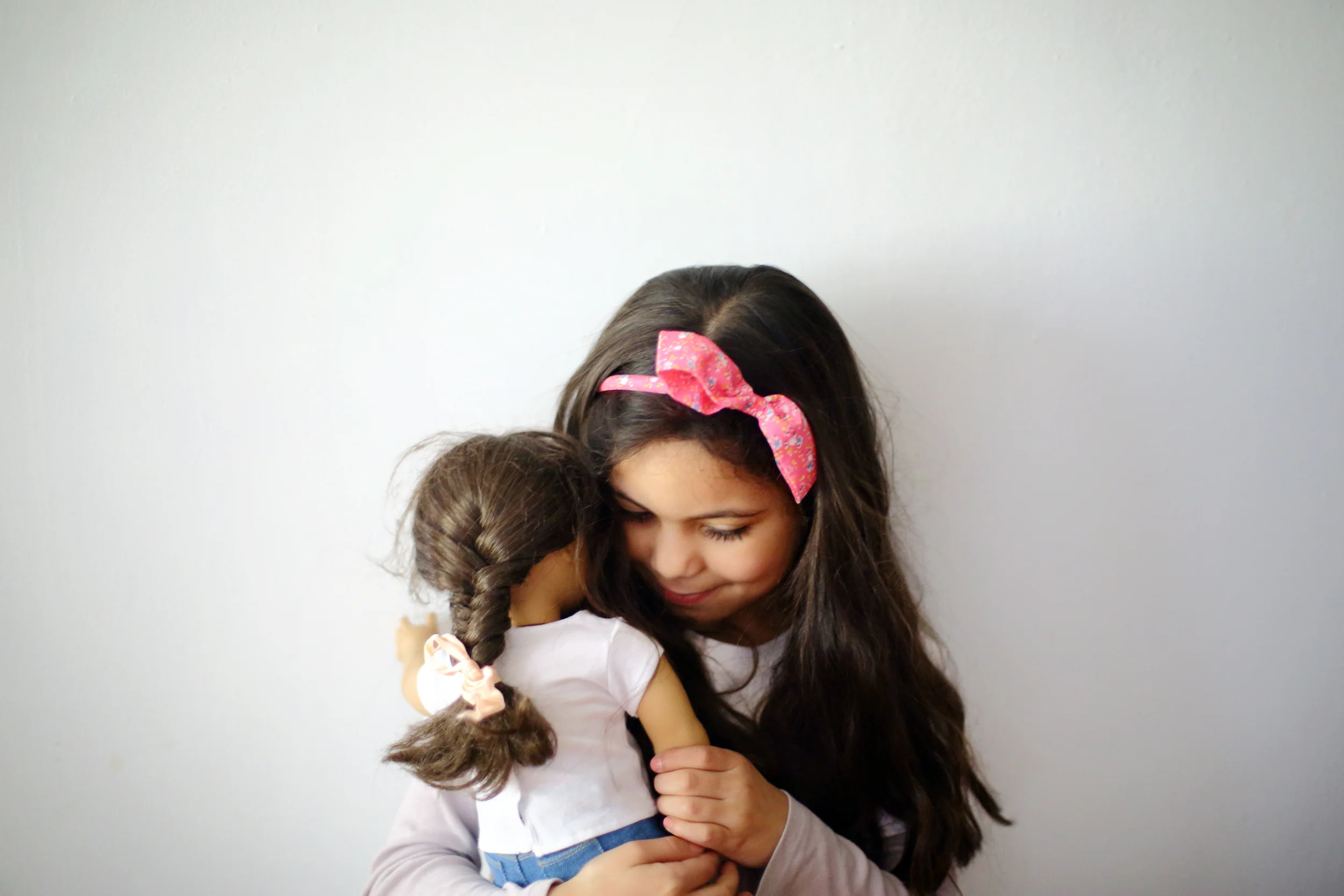 This weekend we went to the American Girl Doll Store in Chicago. Her doll Samantha became a better friend and a little bit more alive to her. It's magical to watch.