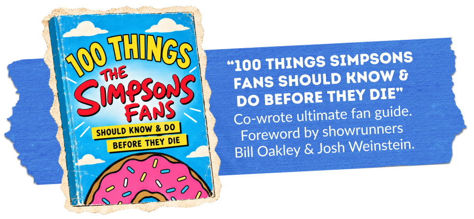 100 Things Simpsons Fans Should Know & Do Before They Die Simpsons Book Allie Goertz