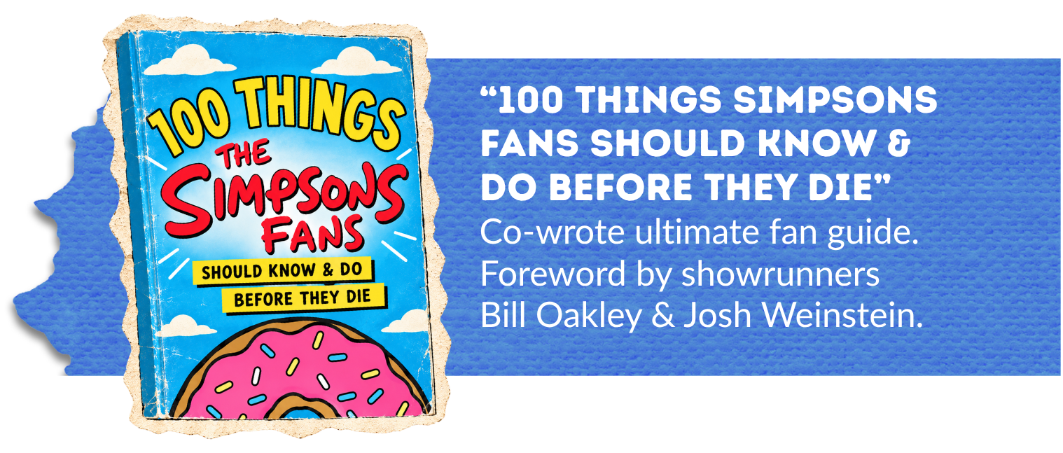 100 Things Simpsons Book Allie Goertz