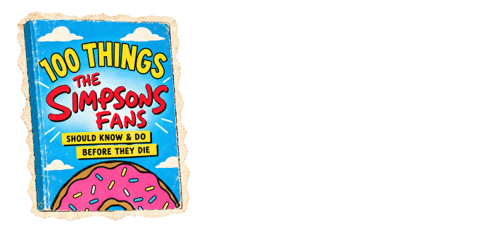100 Things Simpsons Book Allie Goertz