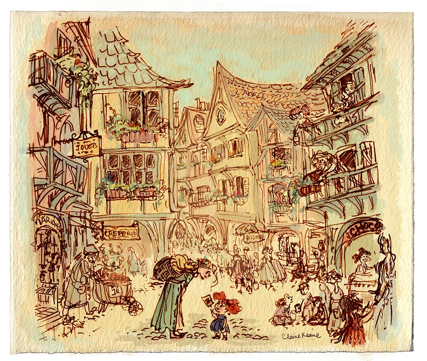 RAPUNZEL EXPLORING THE KINGDOM // VISUAL DEVELOPMENT FOR TANGLED
