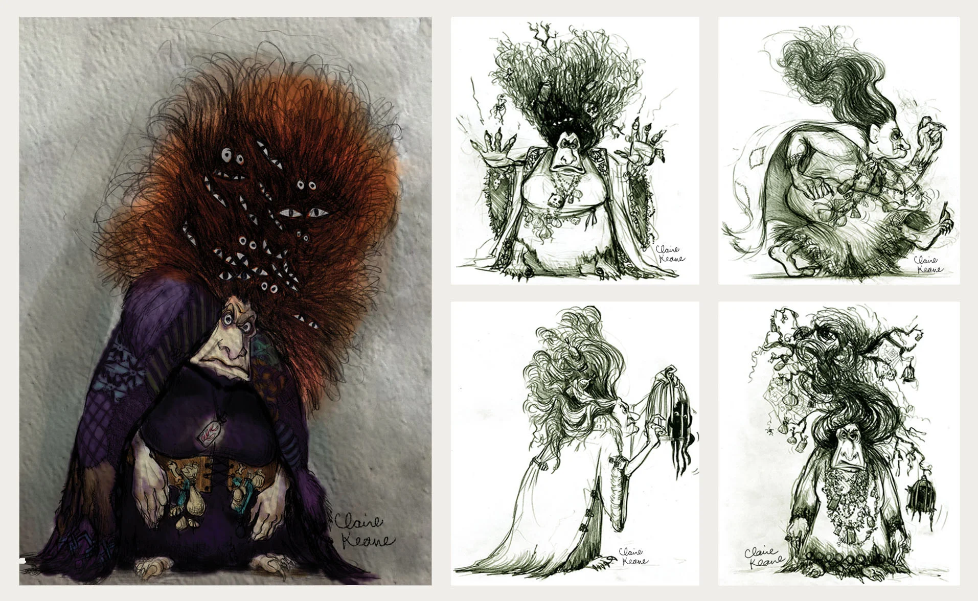 EARLY MOTHER GOTHEL COSTUME DESIGN// VISUAL DEVELOPMENT FOR TANGLED / RAPUNZEL UNBRAIDED