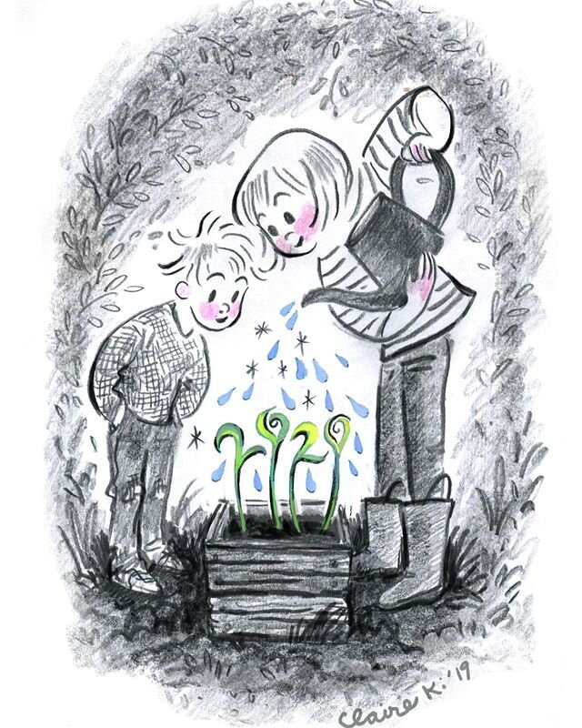 Wishing you all a joyful and prosperous 2020 🌱
.
.
.
.
.
.
.
#happynewyear2020 #2020 #newyear #illustration #drawing #kids #kidlit #illustrator #artist #pencil