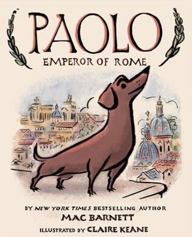 So excited for Paolo to enter your homes! Our first starred review from @publisherswkly. (Link to preorder in bio): .
&ldquo;Paolo the dachshund is trapped in a hair salon on Rome&rsquo;s Via Torino, unable to see for himself the wonders he suspects 