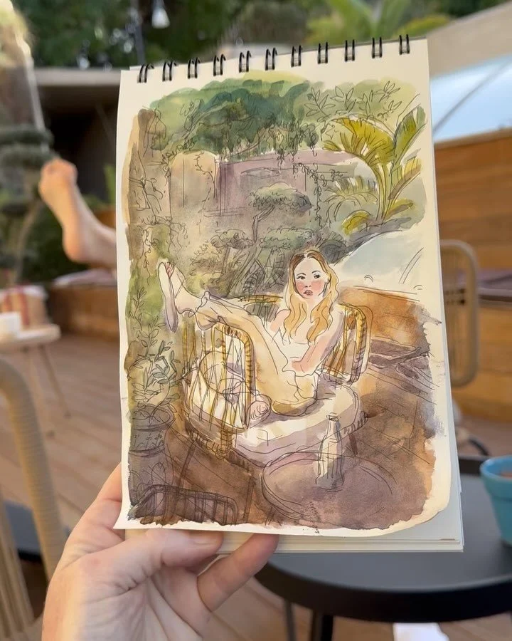 Matisse in Palermo 🍋 

.
.
.
.
.
.#palermo #sketch #watercolor #dailysketches