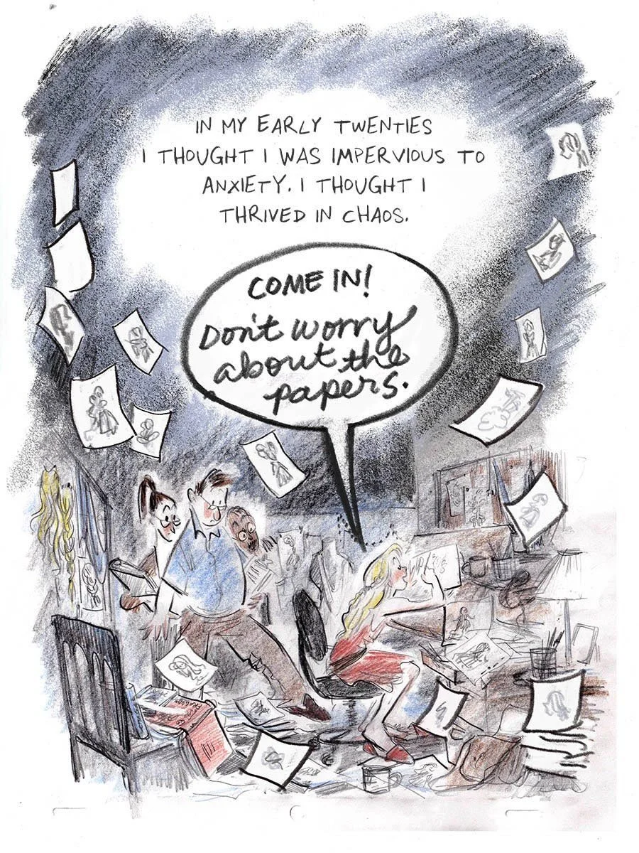 A little story I sent out in my newsletter about what my nocturnal panic attacks have led me to discover about myself. You should think of subscribing so you too can get things like this sent twice to your email because I left out half the images the