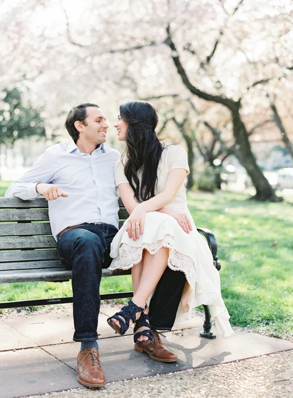 Vicki Grafton Photography | DC Cherry Blossom Session | Middleburg Virginia Goodstone Inn Film Wedding Photographer | Charlottesville Wedding Photographer