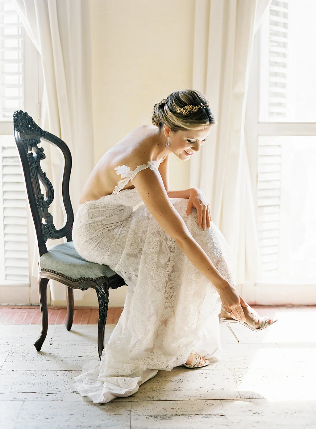 Fine art film photographer photography wedding engagement washington DC cartegena columbia destination modern bride inspiration inspired classic timeless california ny photos styling travel dress shoe