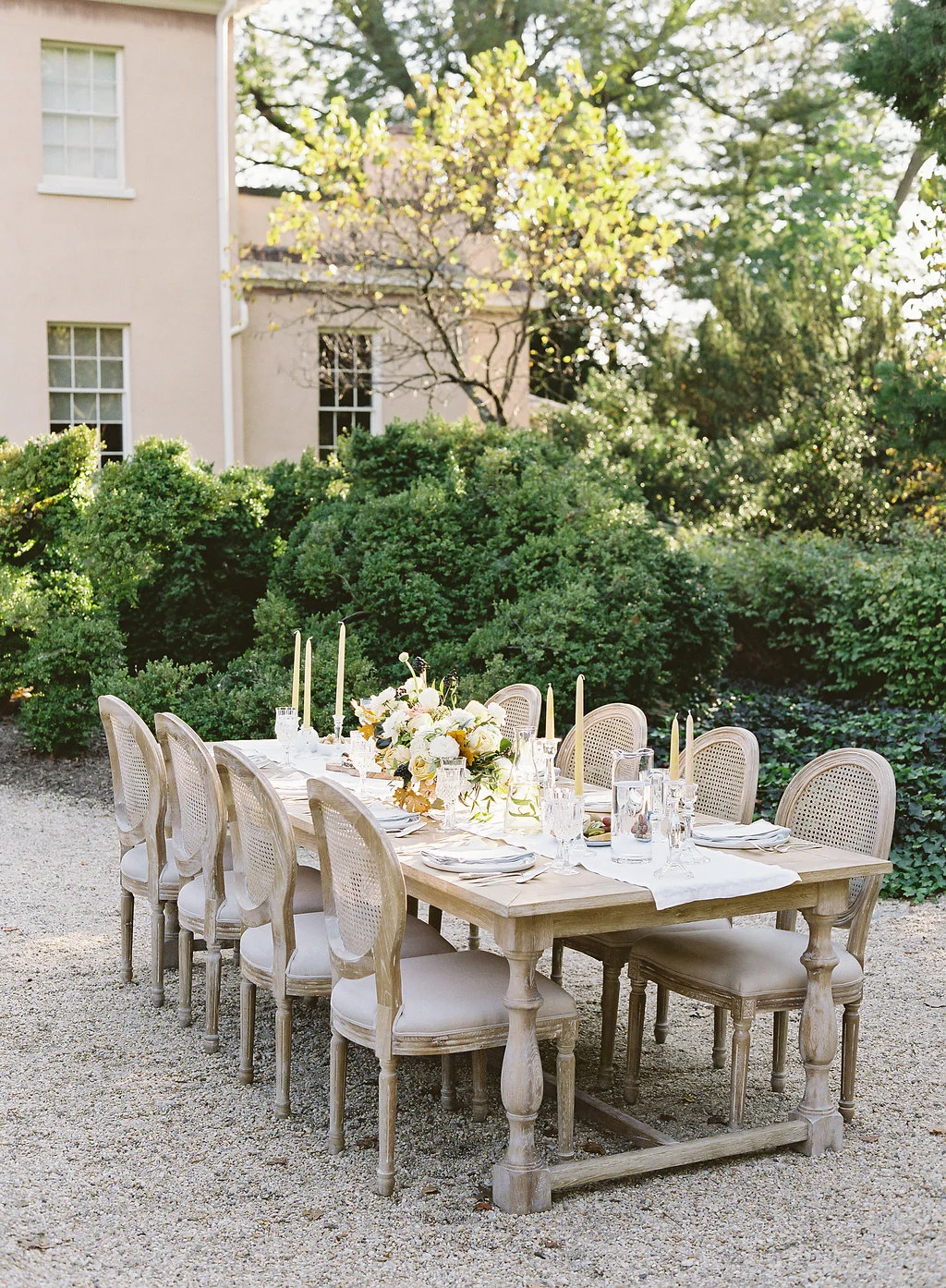 Fine art film photographer photography wedding engagement washington DC georgetown virginia modern bride destination inspiration tuscan inspired minimal classic timeless california ny dining outside
