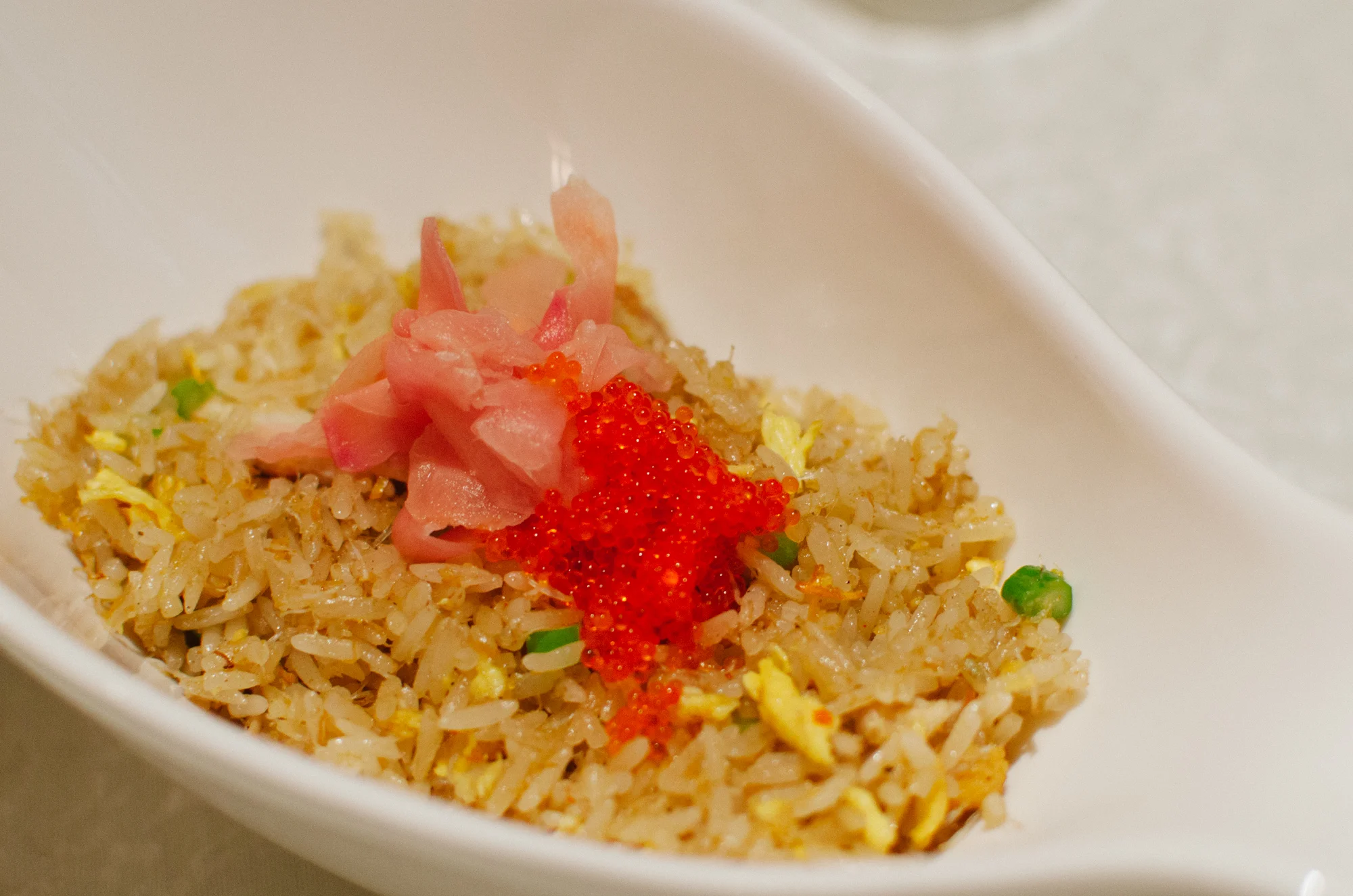 大闸蟹肉鱼子炒丝苗饭 Wok-fried Rice with Hairy Crab Meat and Fish Roe