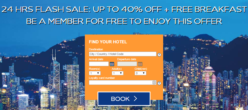 40% off Accor Properties in China - 24 Hrs Flash Sale (11 November 2014)