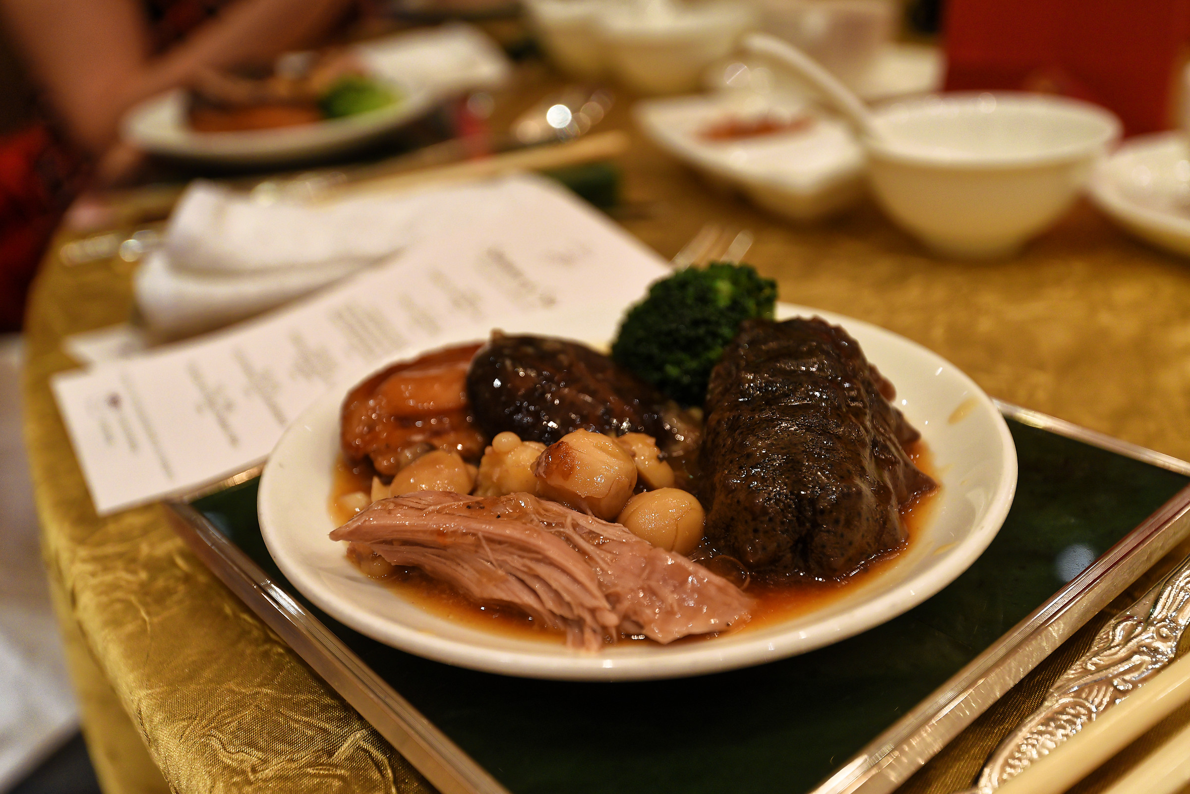 'Eight Treasures' Duck with Abalone