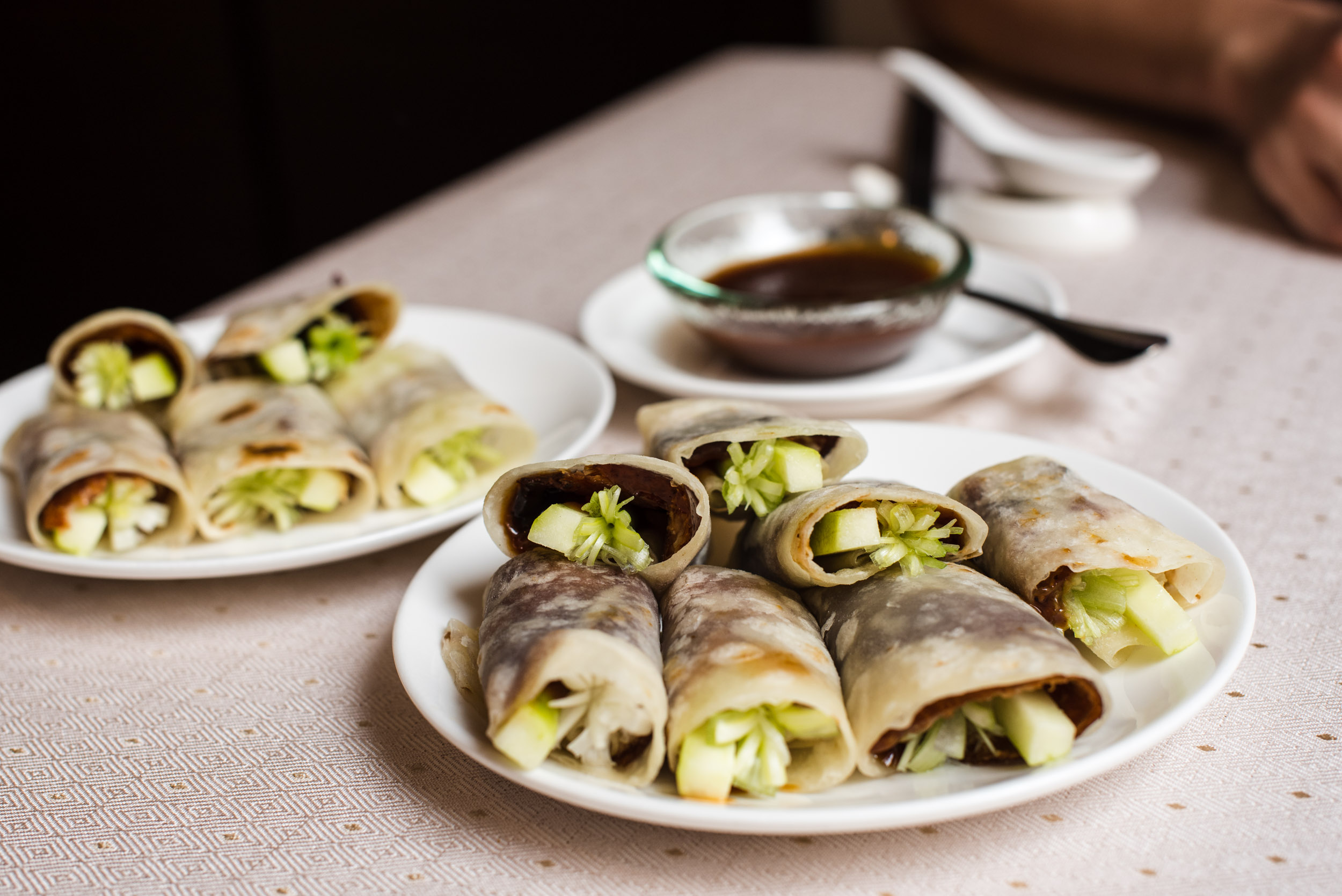 Beautifully wrapped up Peking Duck
