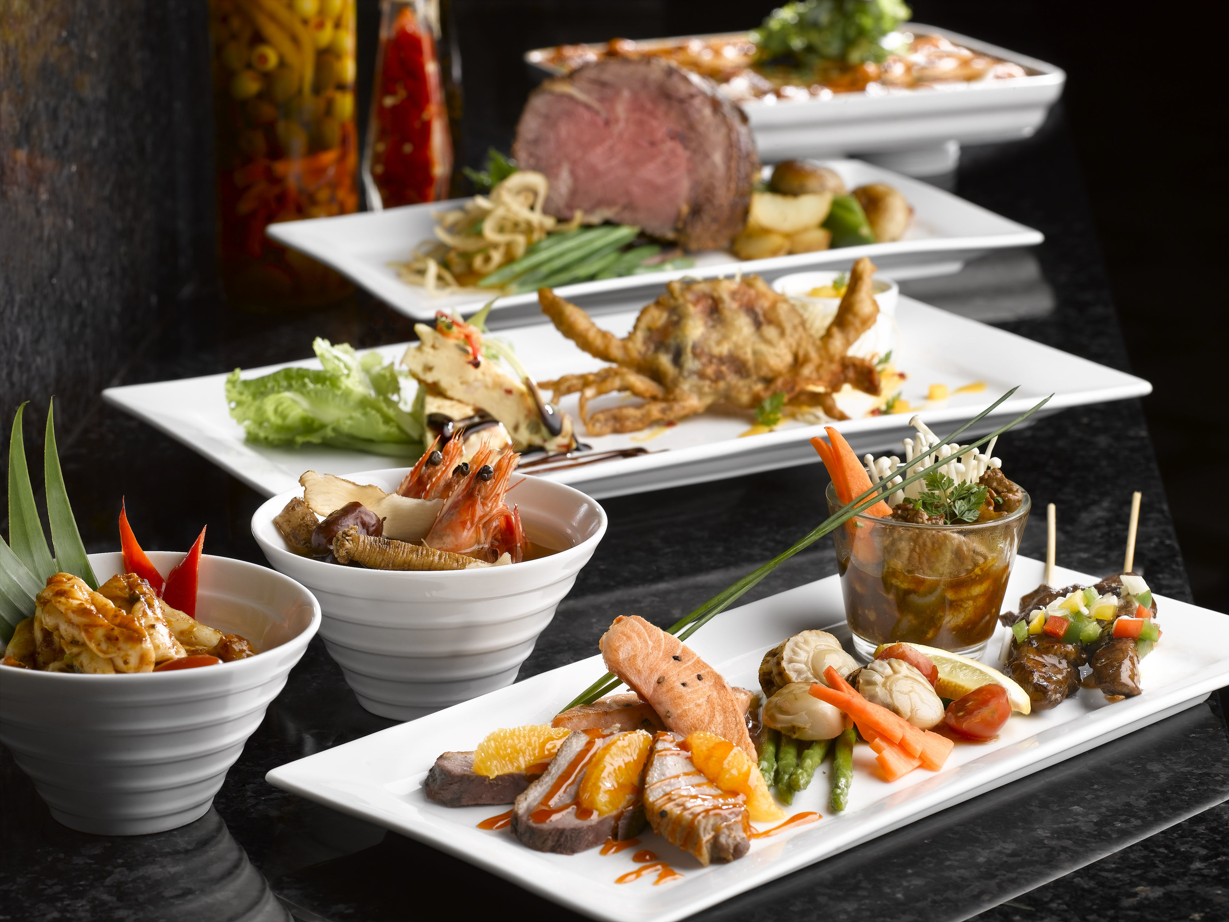 International Buffet at the Carlton Hotel Singapore