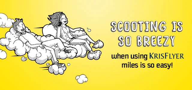 Redeem KrisFlyer Miles on Scoot and TigerAir