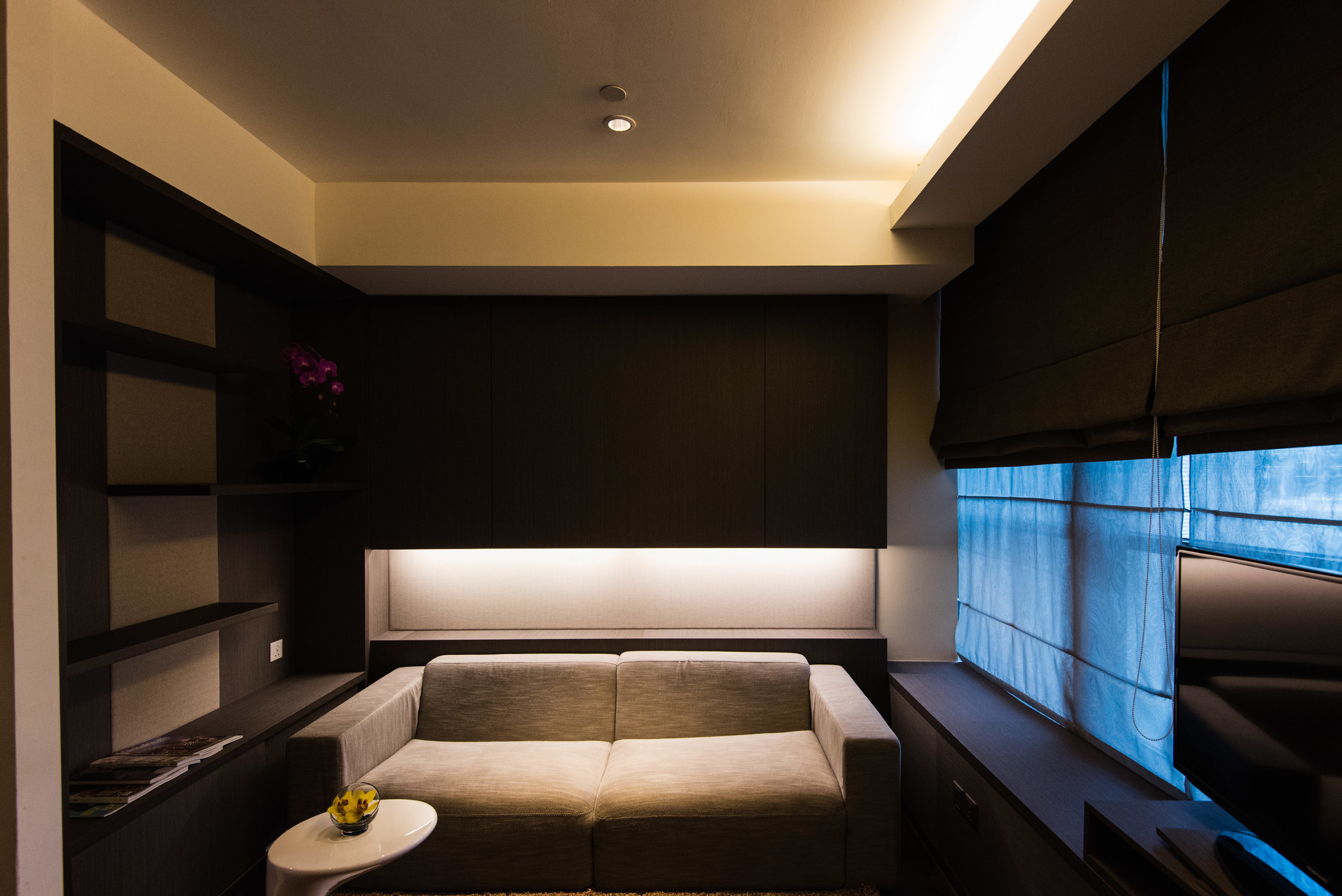 Living Area of the One Bedroom Deluxe Suite