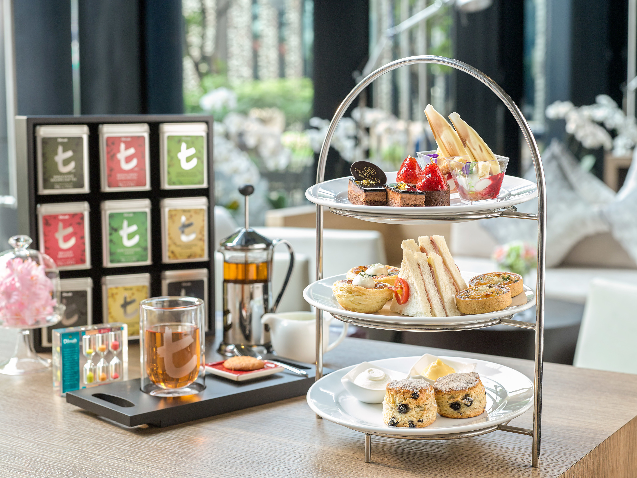 Savory and Sweet Tea Set at the Crowne Plaza Changi Airport