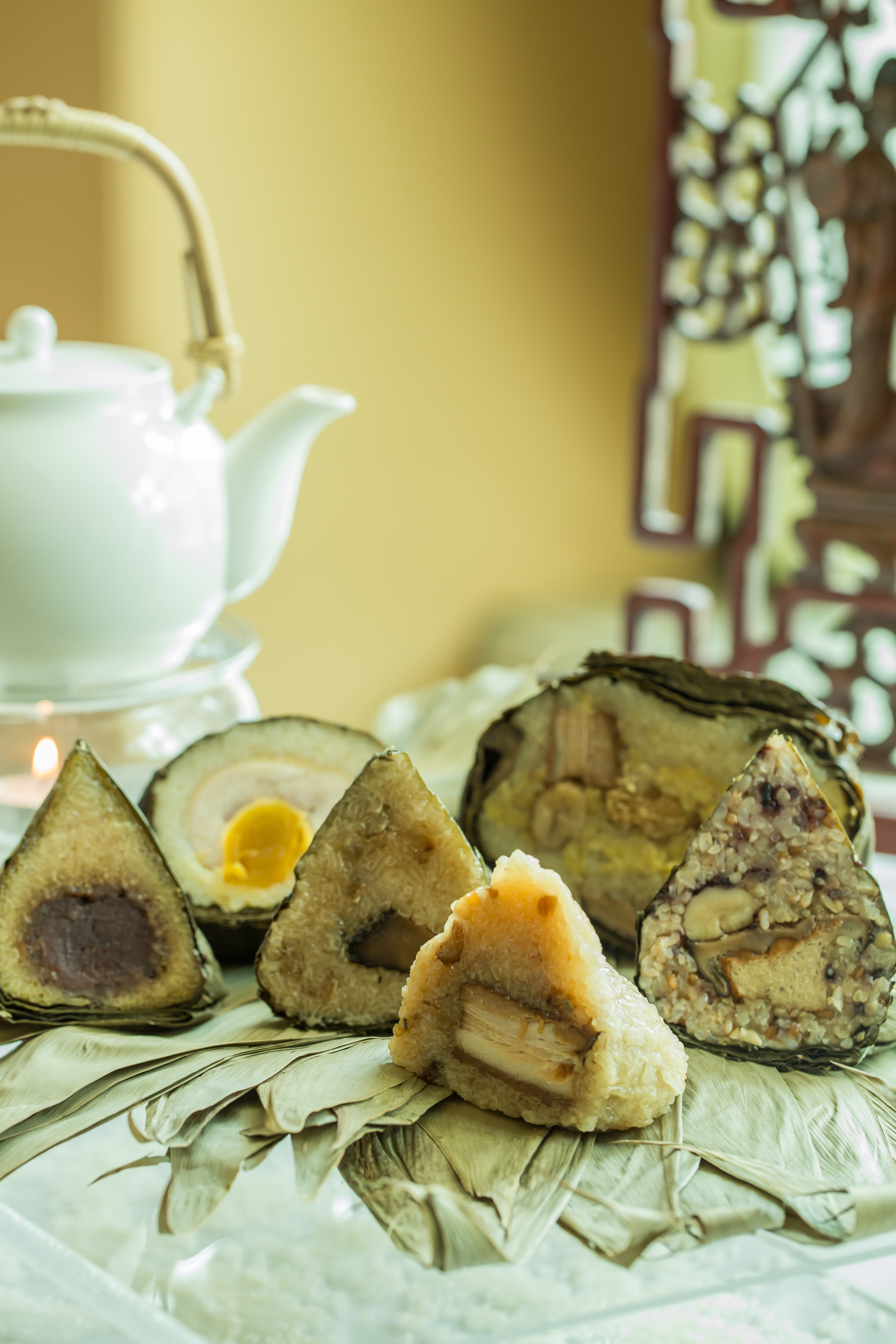 Selection of Rice Dumplings at Golden Peony (Conrad Centennial Singapore)