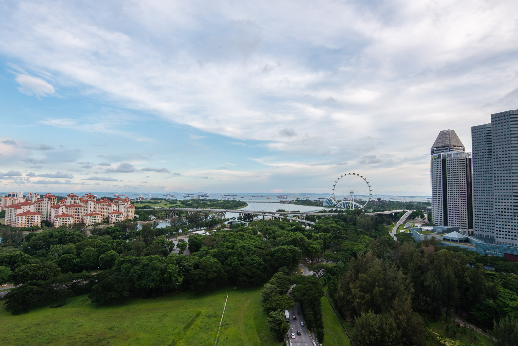 View from the&nbsp;One Bedroom Premium Suite of the Pan Pacific Serviced Suites Beach Road