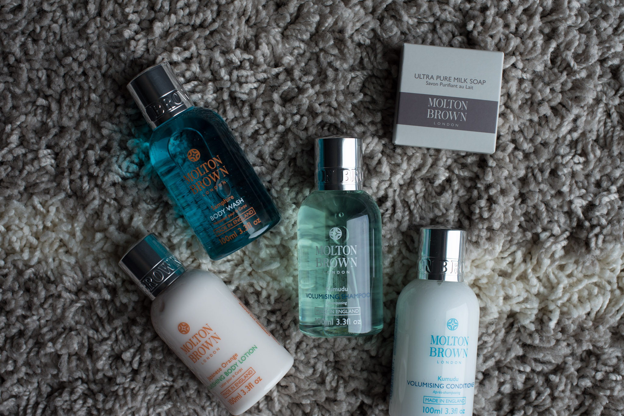 Bathroom Amenities&nbsp;of the&nbsp;One Bedroom Premium Suite of the Pan Pacific Serviced Suites Beach Road