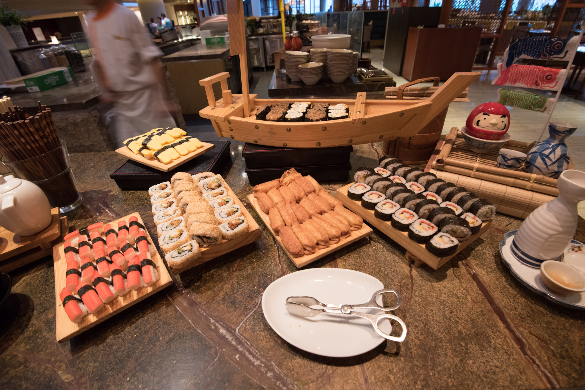 Fresh Sashimi and Sushi at Edge (Pan Pacific Singapore)