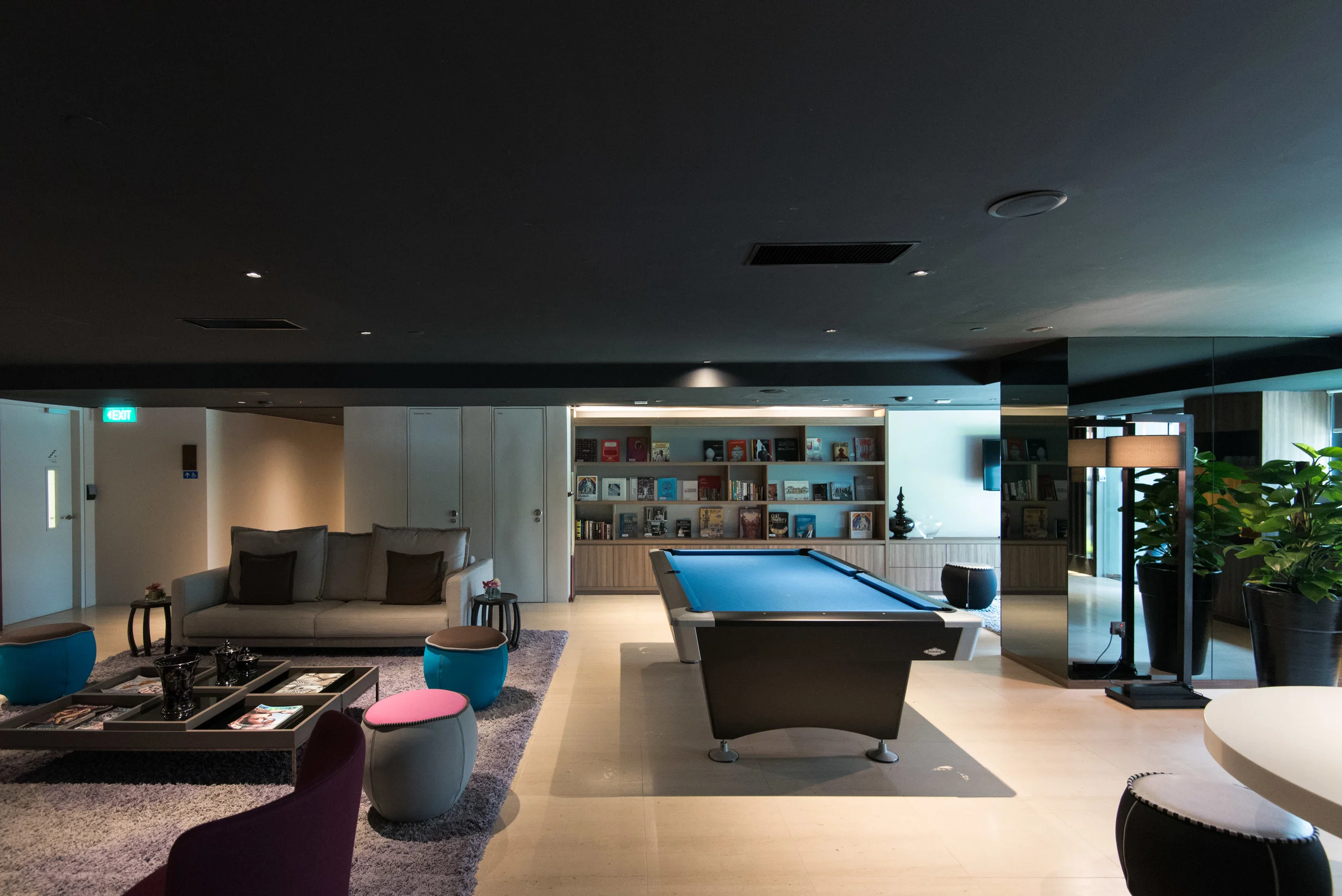 Living Room of the Pan Pacific Serviced Suites Beach Road