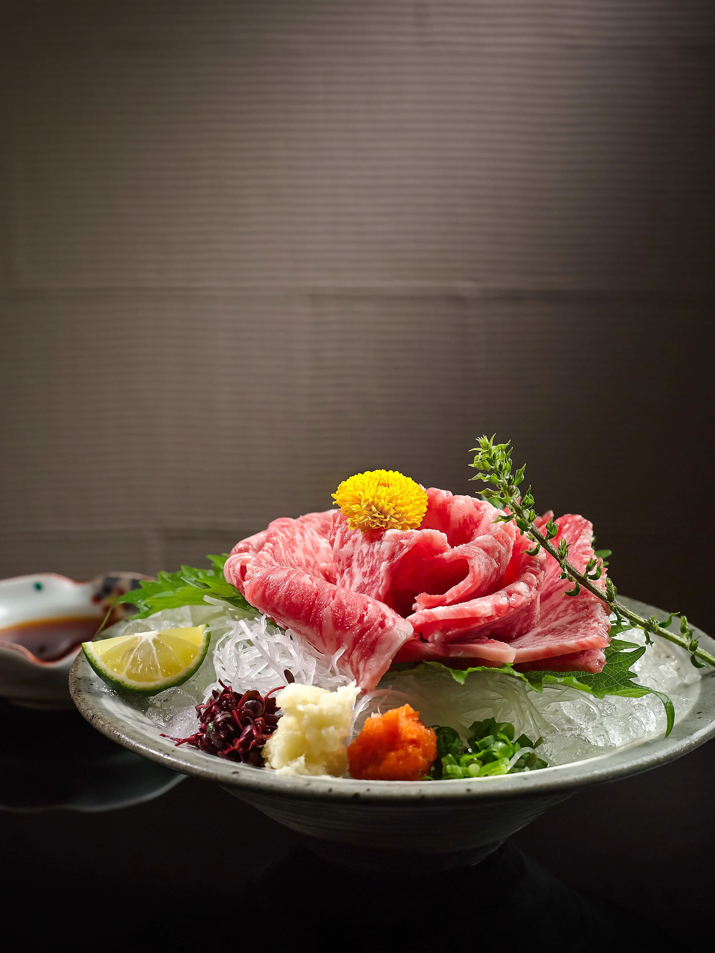 A la carte Wagyu Sashimi | Photo Credit: Pan Pacific Singapore