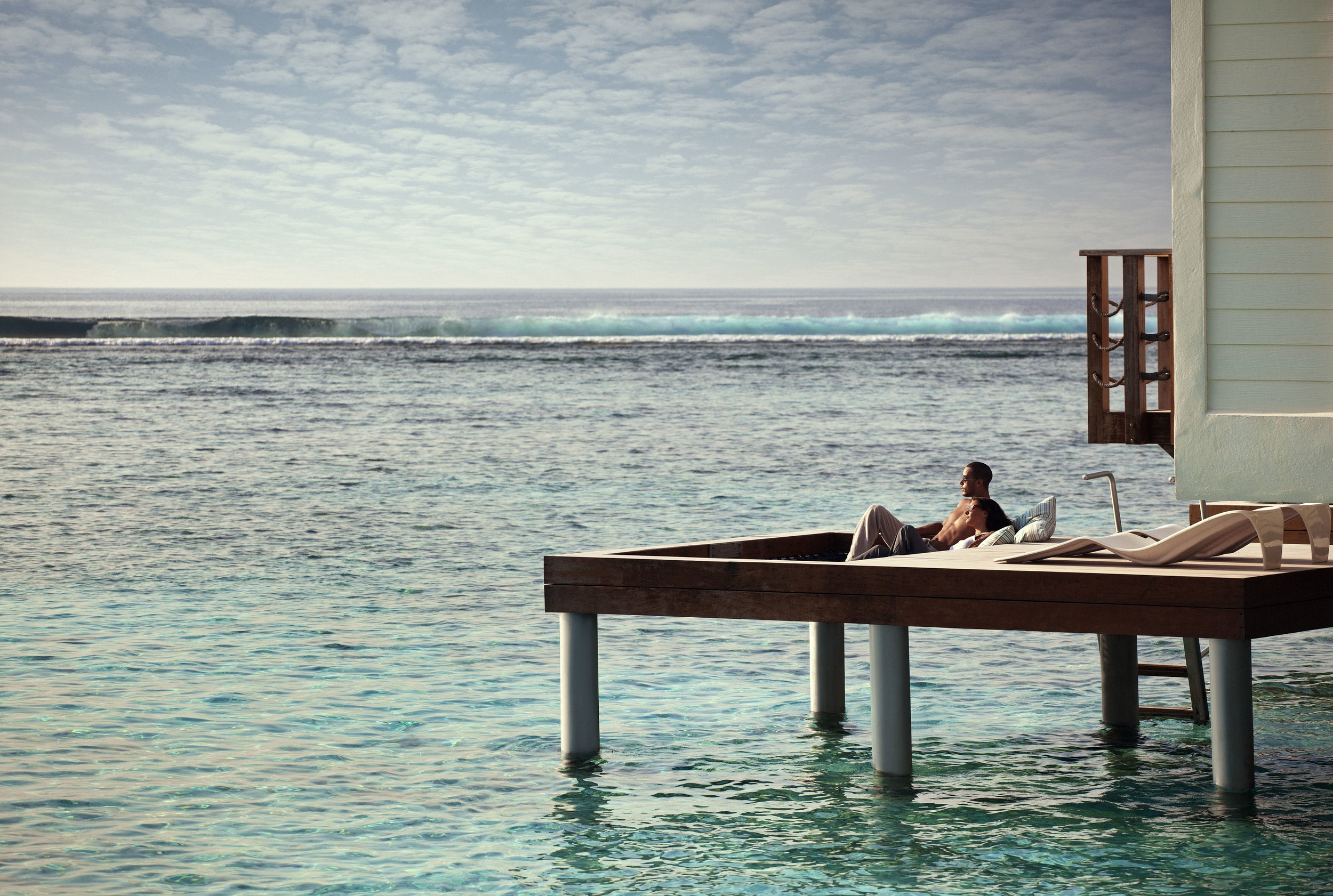 Private Sun Deck at&nbsp;Holiday Inn Resort Kandooma Maldives | Photo Credit: InterContinental Hotels Group