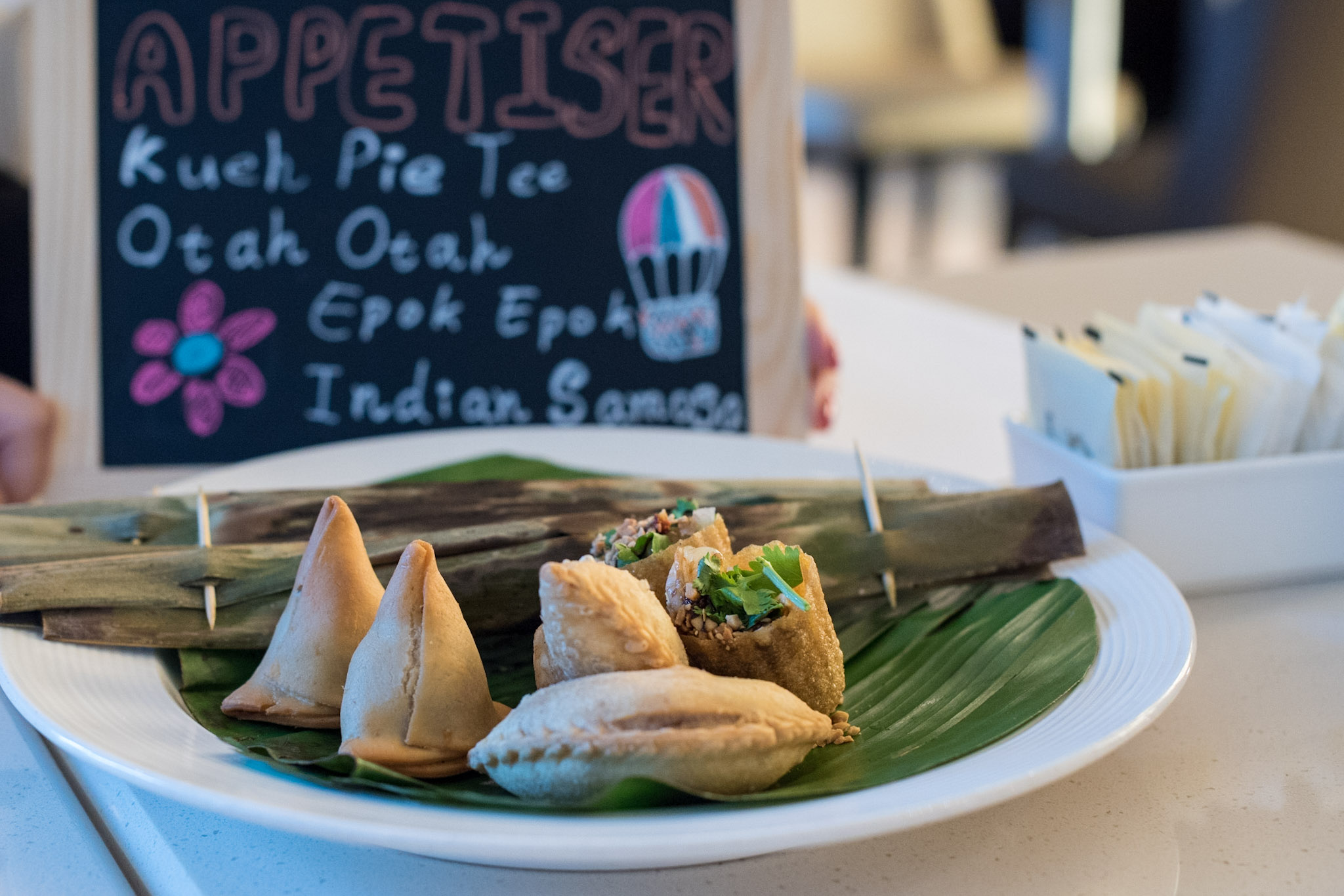 Appetisers at the 'Taste of Singapura' buffet