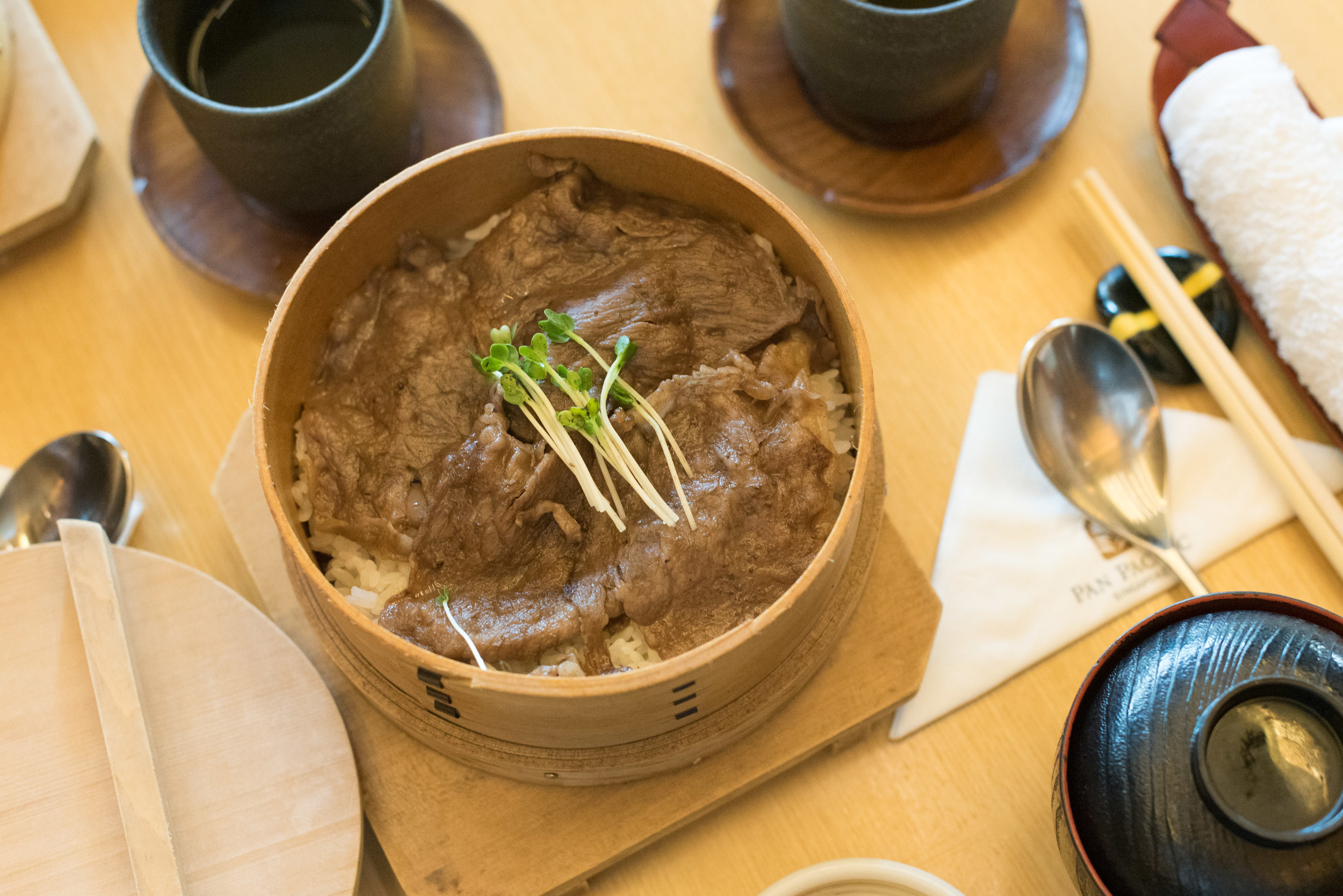 Steamed Wagyu Ribeye on Rice