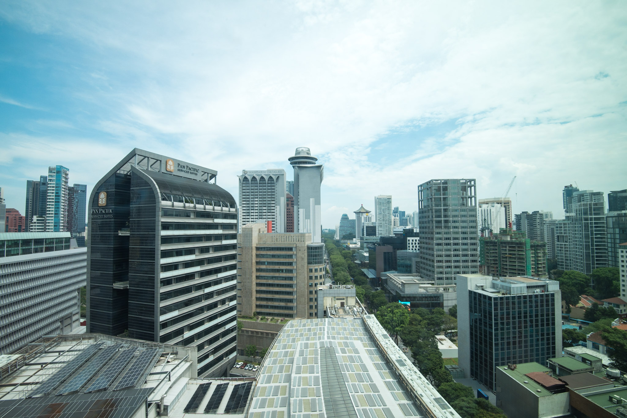 View from Deluxe Room - Hotel Jen Orchardgateway Singapore