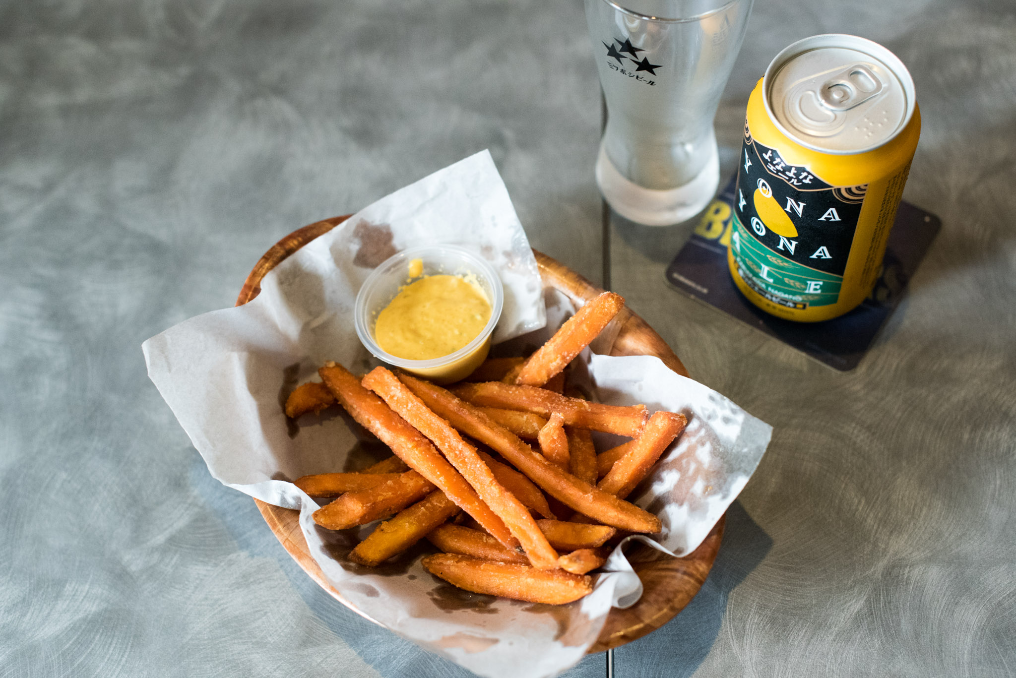Potato Head (S$7.90 Nett) - sweet potato fries with curry mustard dipOld Boys Gallery