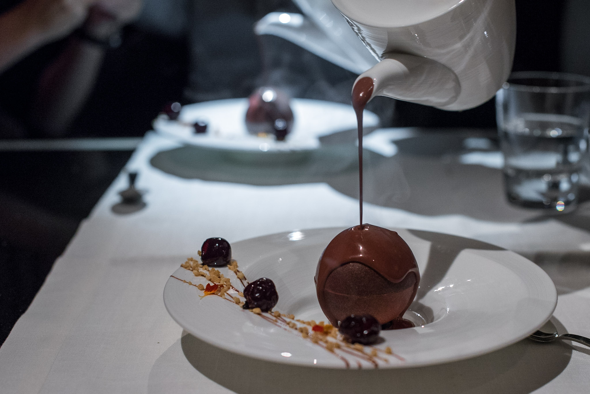 Homemade Saffron Gelato with Amaretti Biscuit and Amarena Cherry (S$14++)Basilico - Regent Singapore