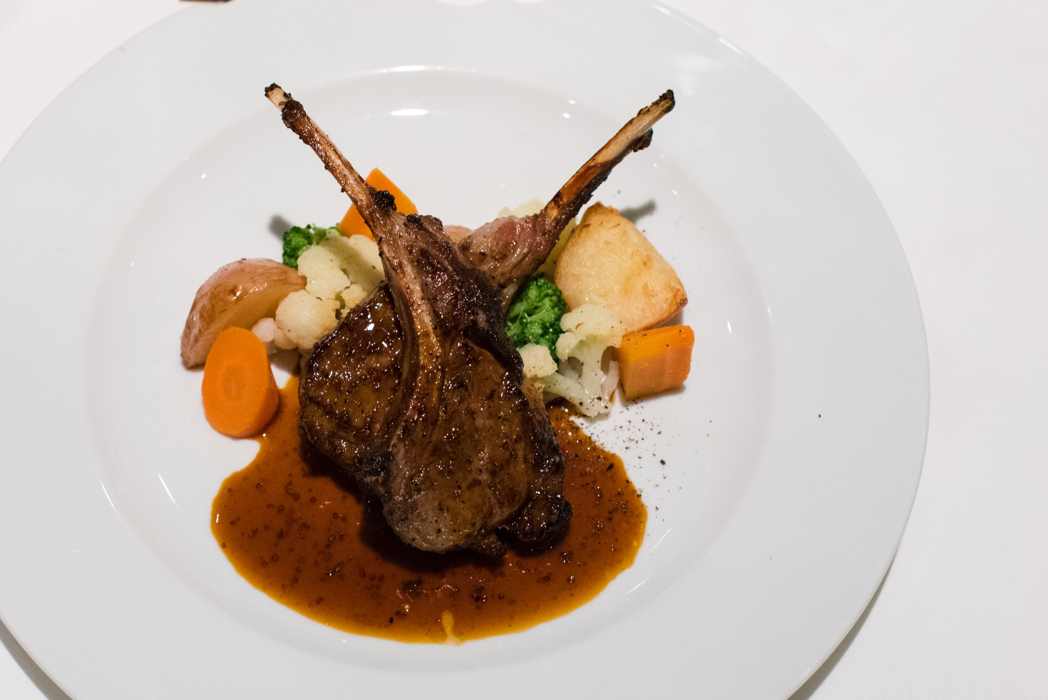 Lamb ChopsDOMVS, The Italian Restaurant - Sheraton Towers Singapore