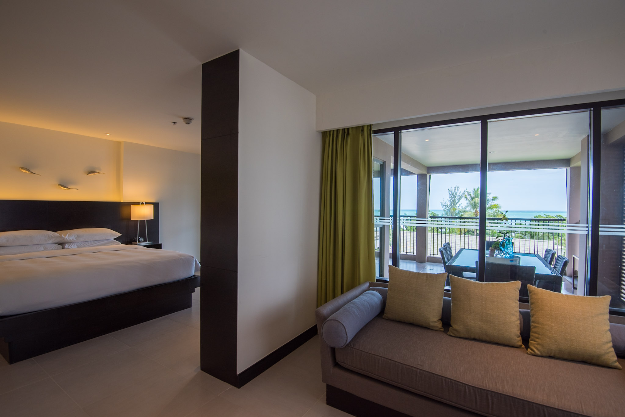 Master Bedroom and Living Area Deluxe Two Bedroom - Hyatt Regency Phuket Resort